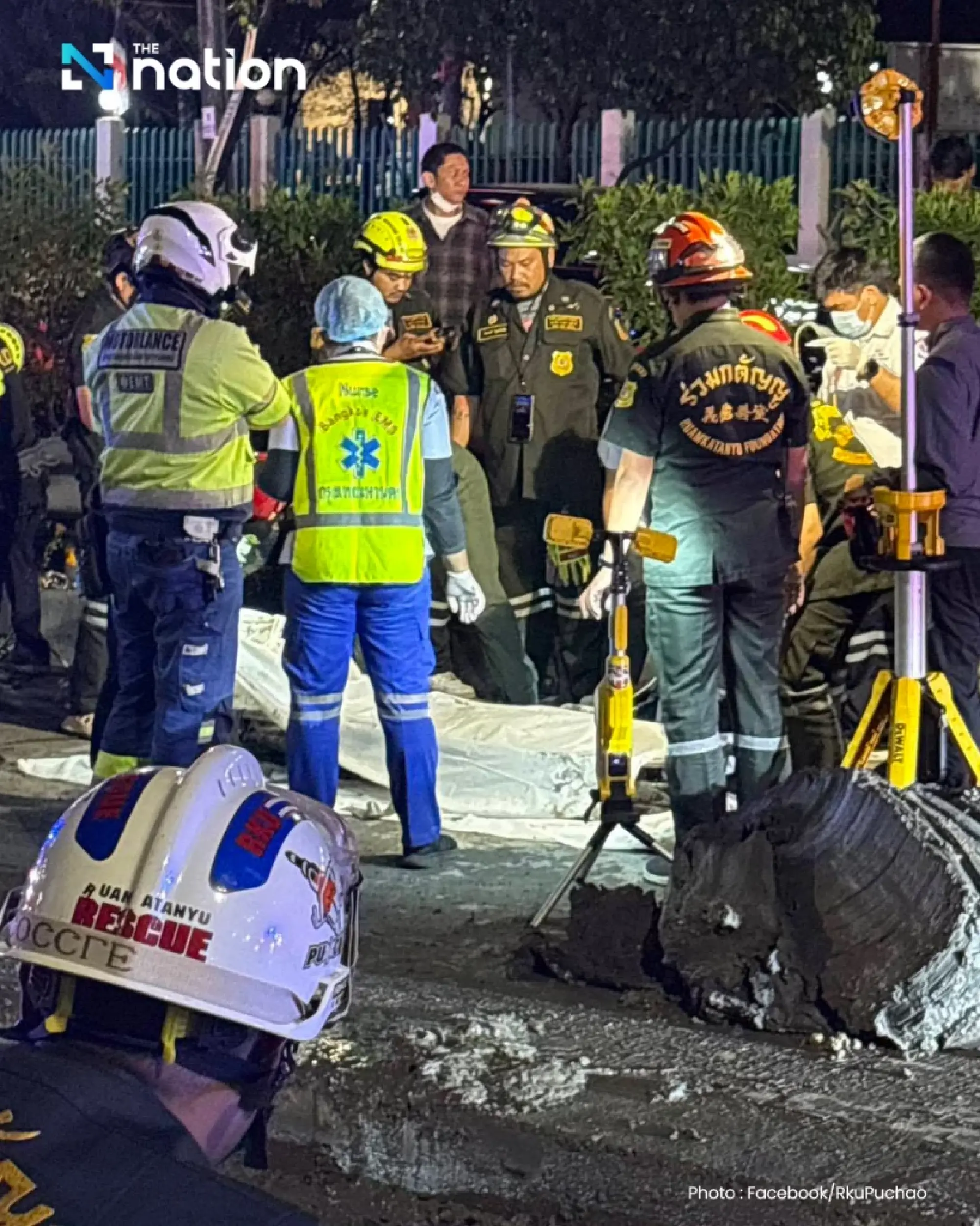 Soil collapse kills Myanmar worker at Bang Na cable tunnel