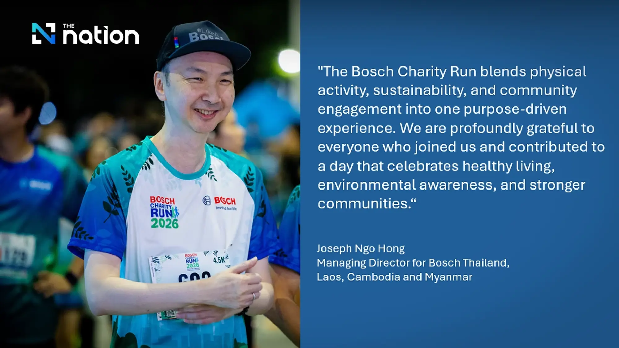 Bosch Charity Run 2026: Running Forward for Sustainability and Social Impact