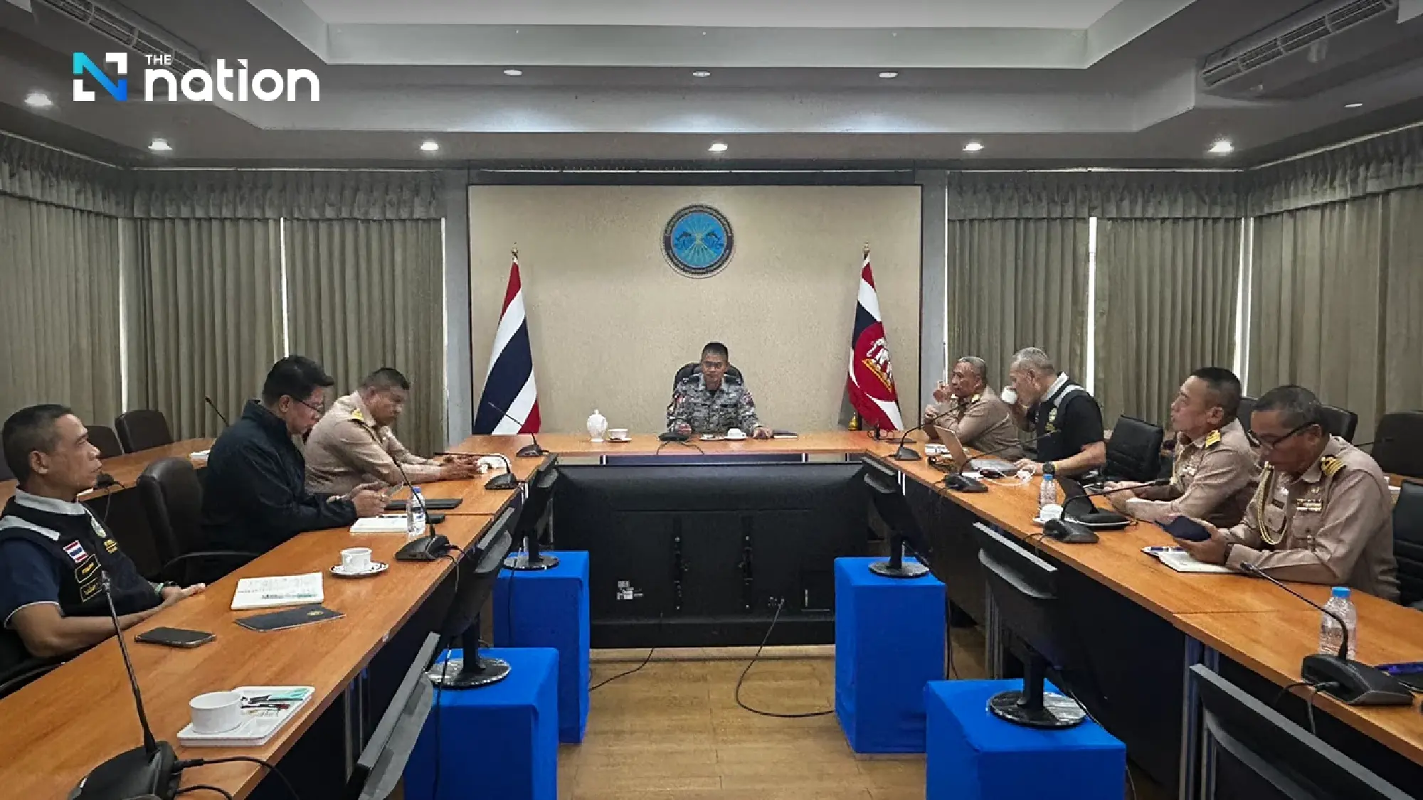 Situation command centre set up to salvage sunken cargo ship off Phuket