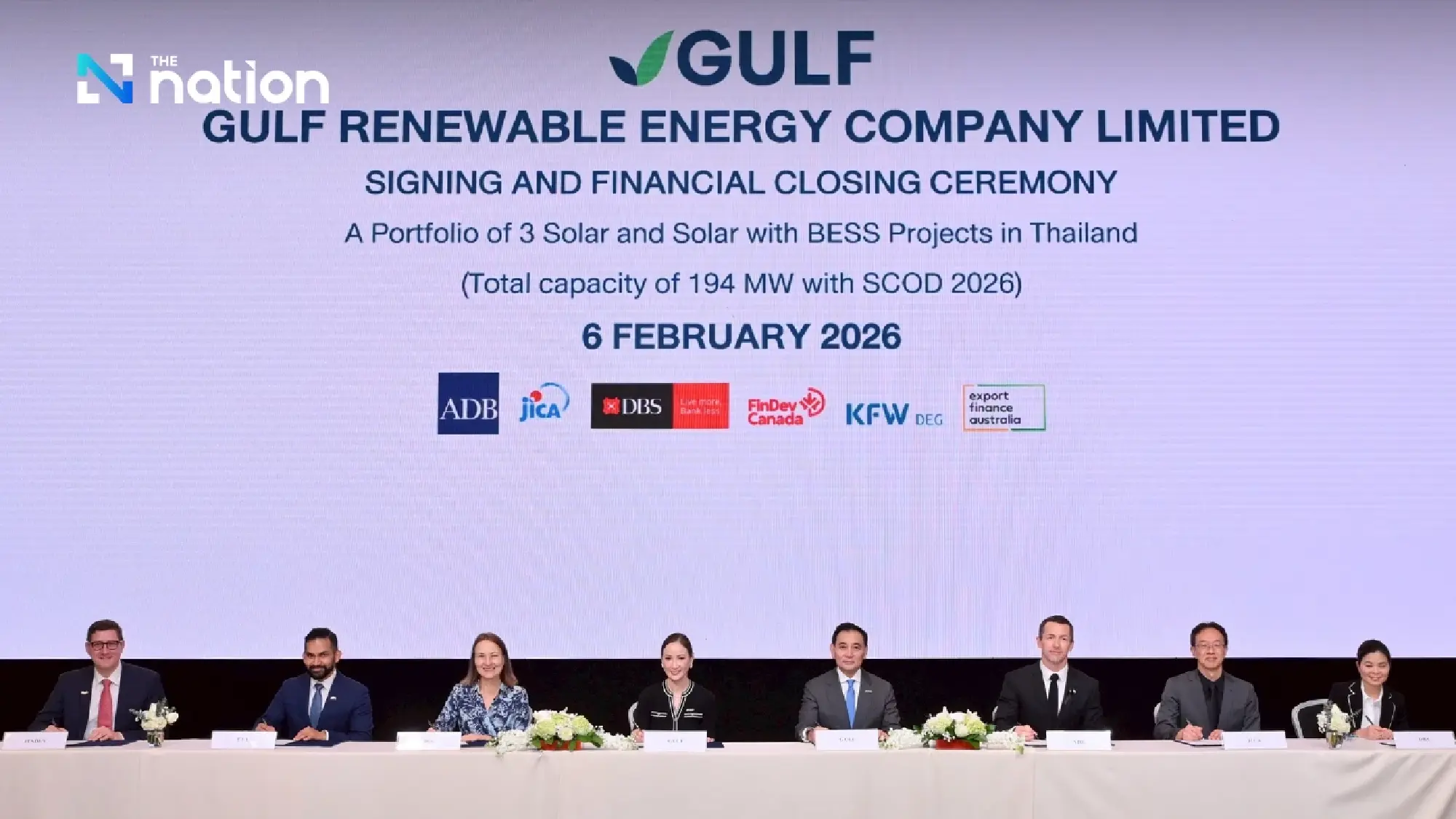 GULF Secures 60 Billion Baht ($1.9 Billion) Loan to Power 939 MW Renewable Expansion
