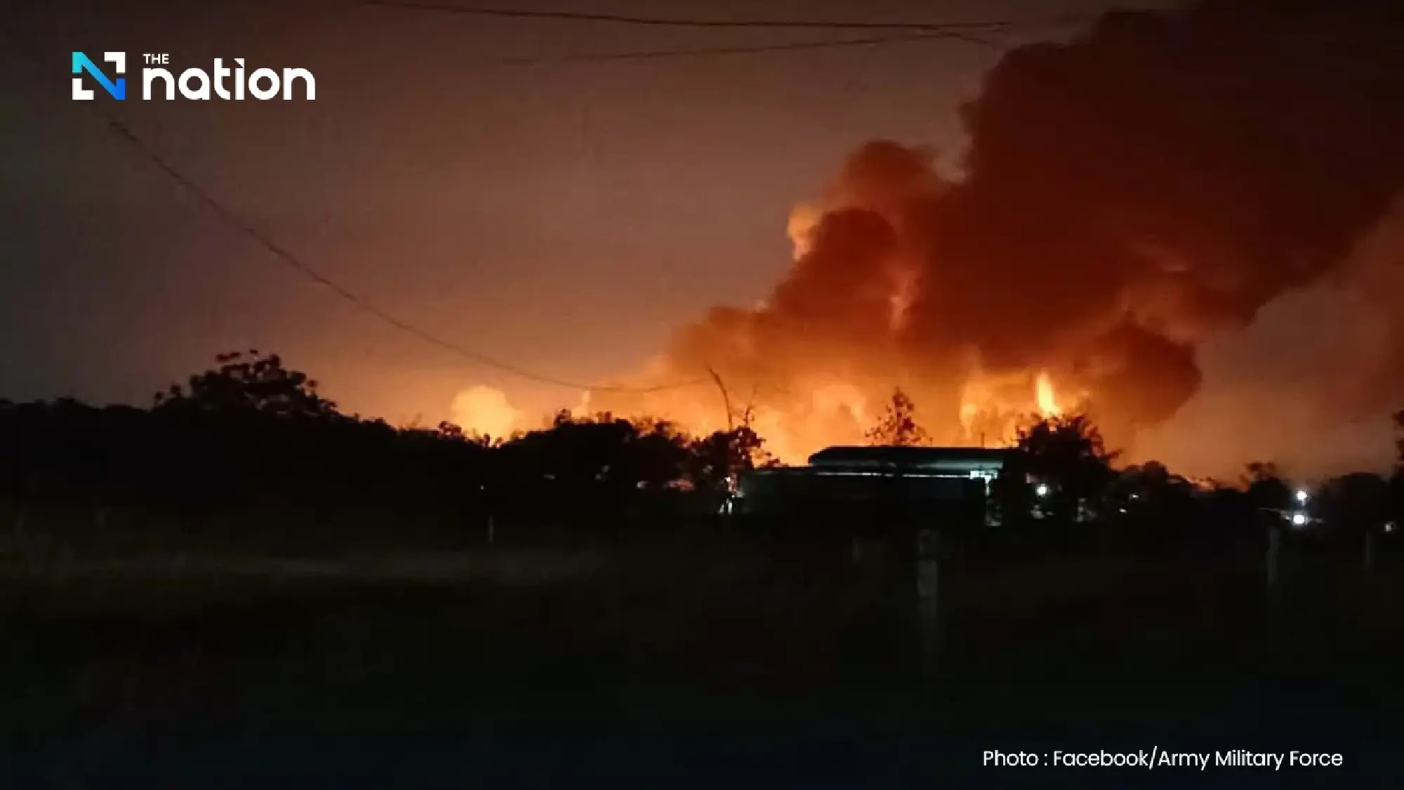 Fire and blast reported near Cambodia border temple; Kanchanaburi wildfires spread