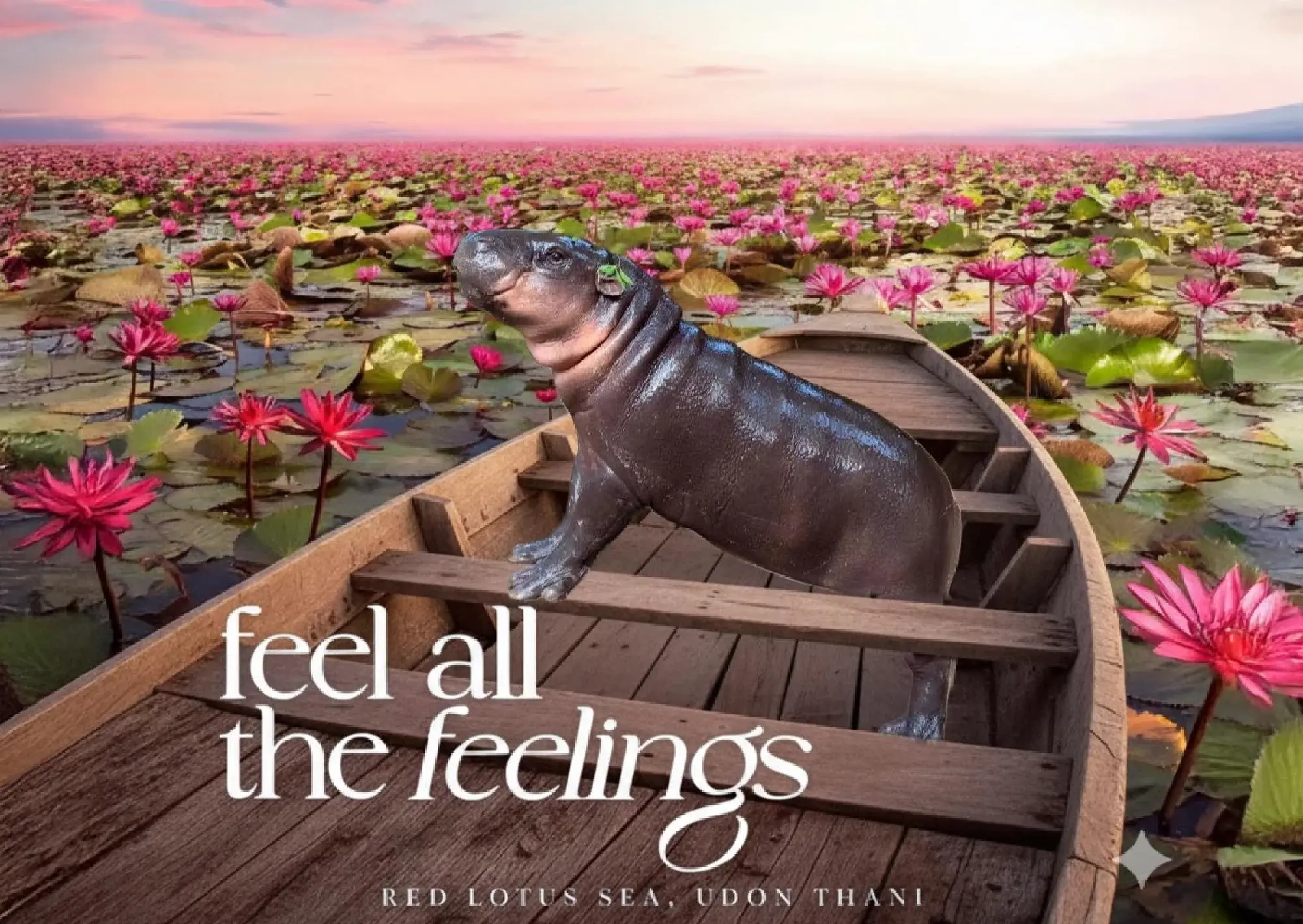 TAT’s Lisa campaign makes Udon Thani’s Red Lotus Sea go viral