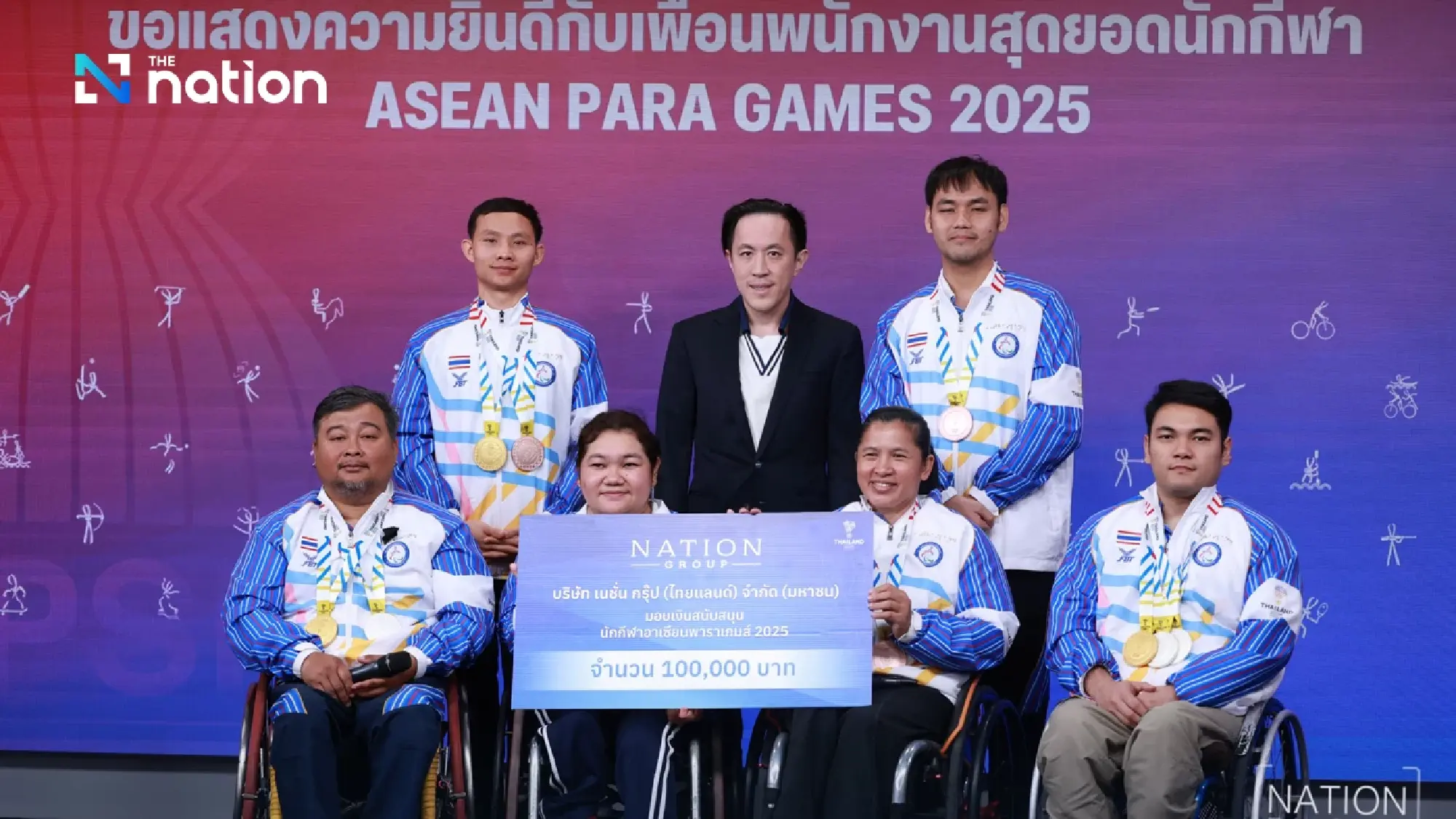Nation Group staff win nine medals at ASEAN Para Games 2025