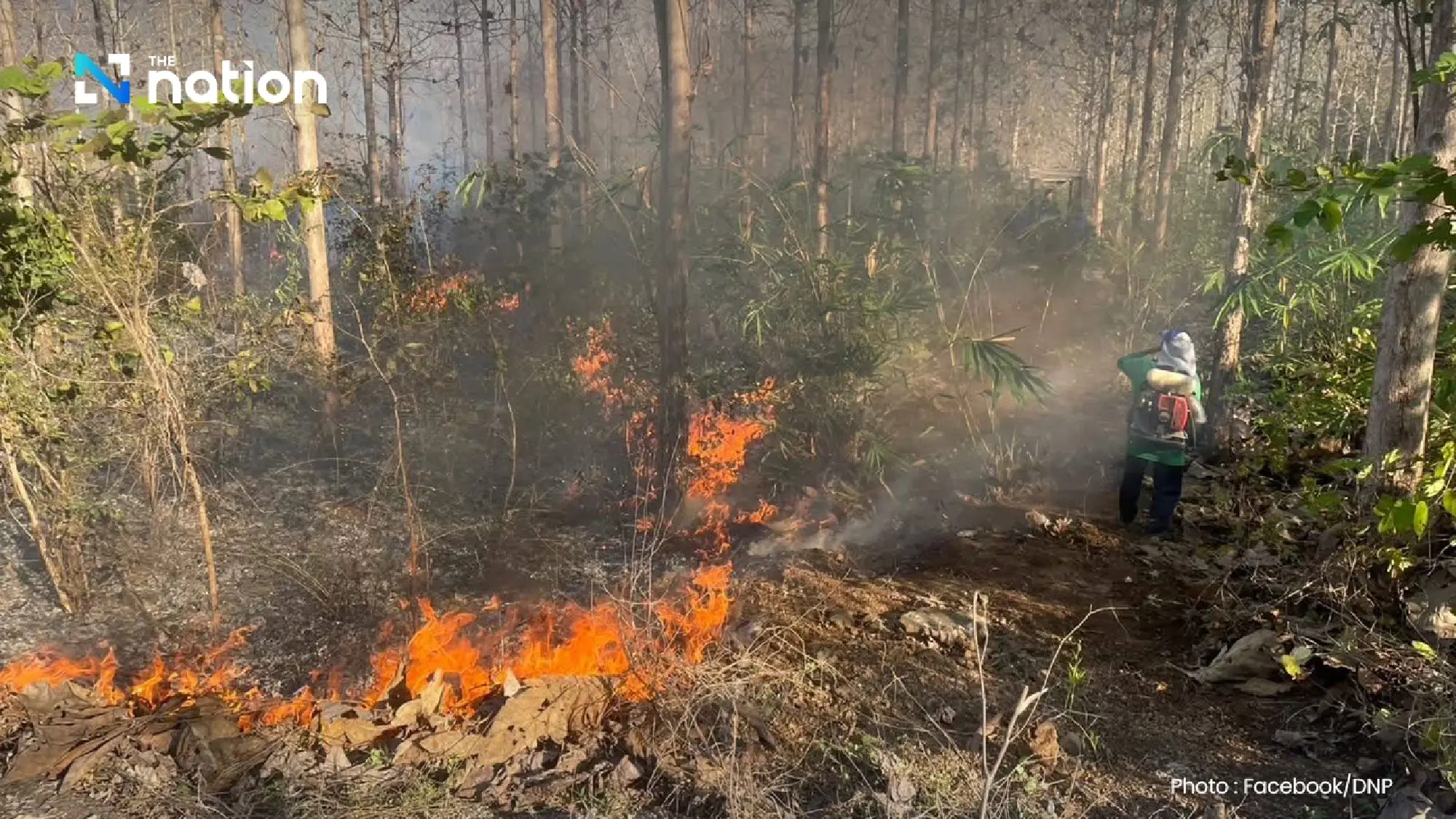Fire and blast reported near Cambodia border temple; Kanchanaburi wildfires spread