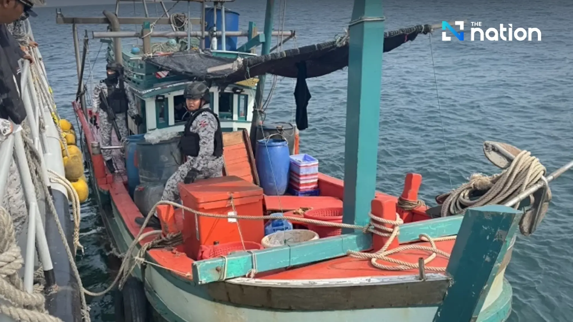 Cambodian fishing boat seized in Thai waters, three crew detained