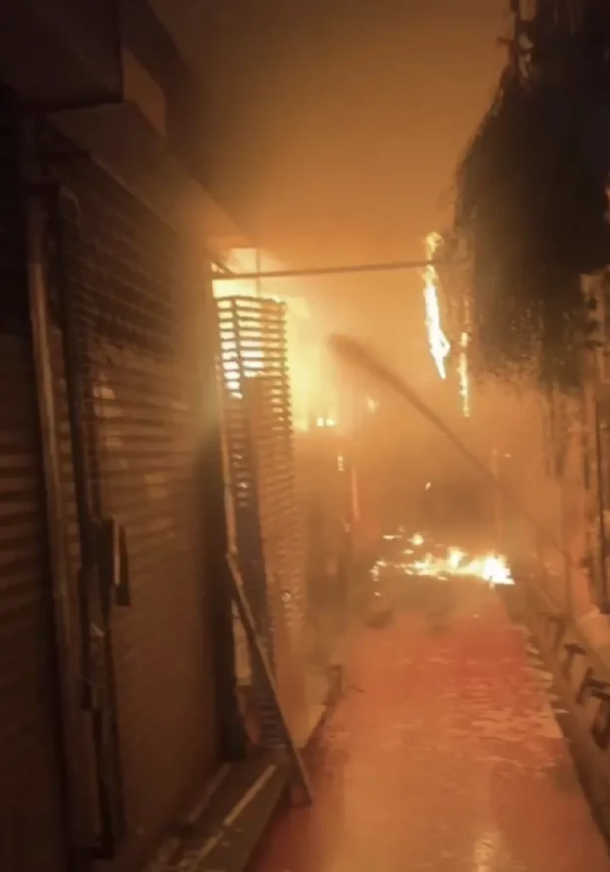 A fire broke out at Chatuchak Weekend Market, damaging two blocks and 28 shops