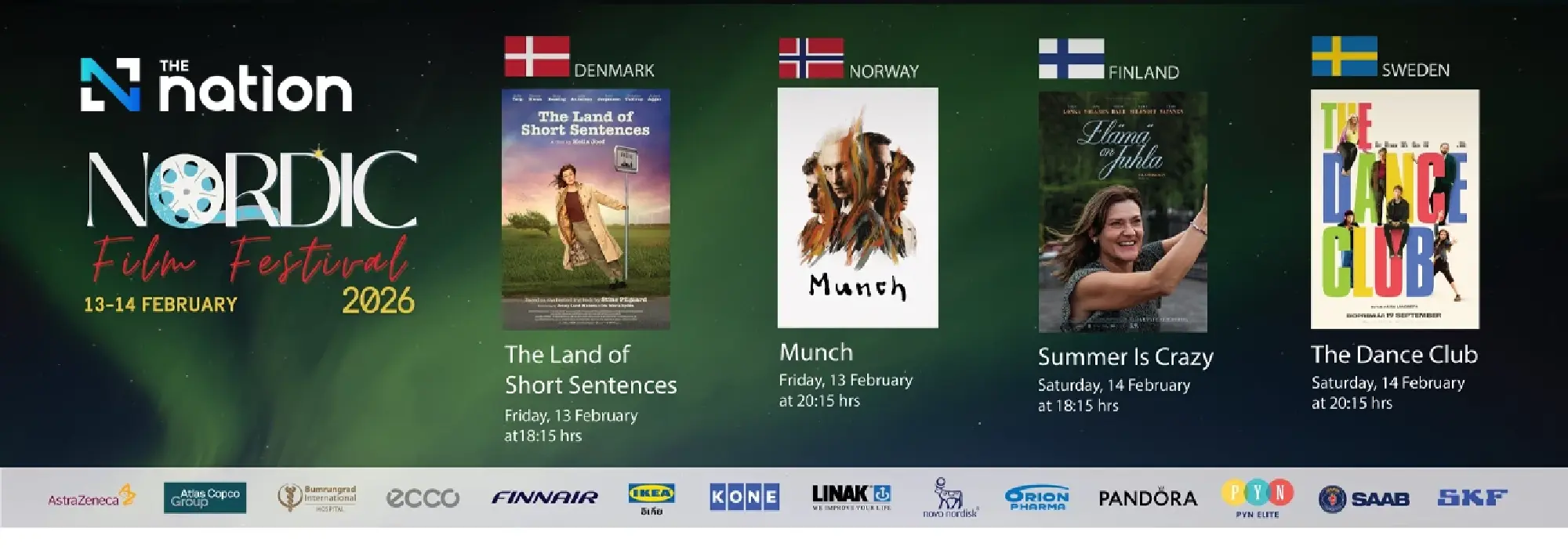 Nordic Film Festival 2026: Free screenings of films from Denmark, Finland, Norway, Sweden