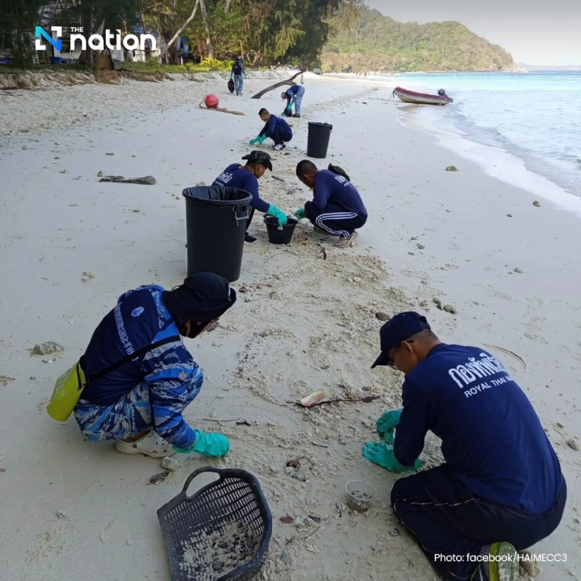 Fears grow as oil slick from sunken cargo ship threatens marine life and Phuket tourism