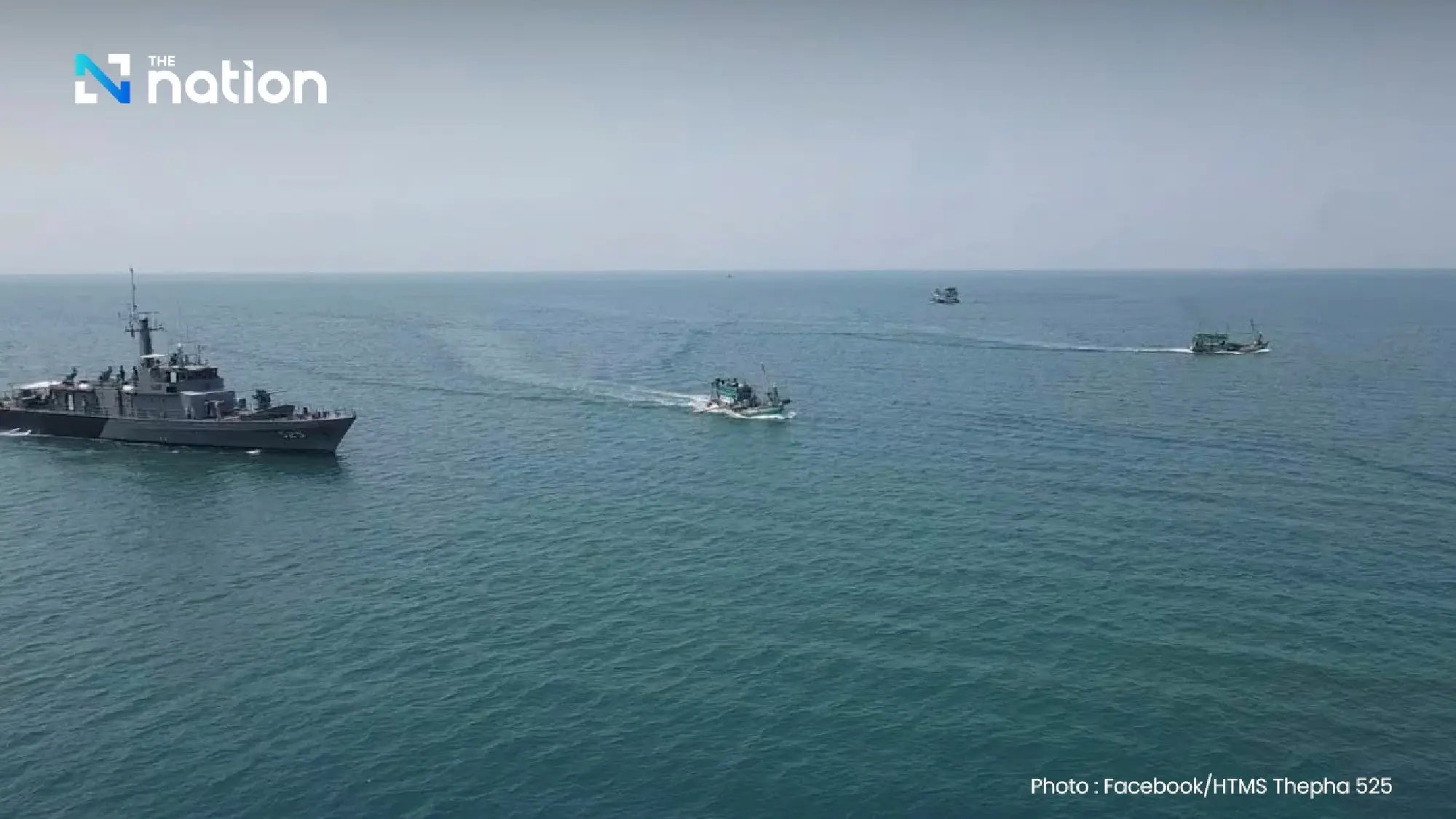 Thai Navy expels over 30 foreign boats encroaching on Thai waters
