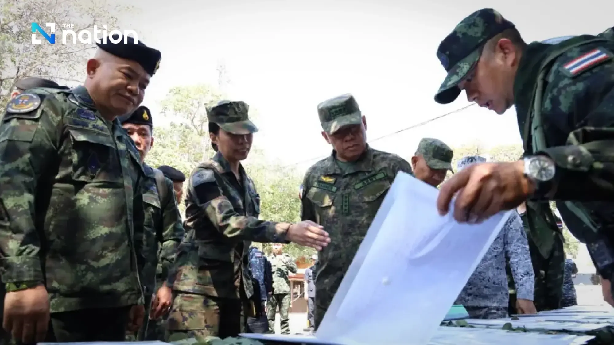 Second Army Area chief hosts Philippine armed forces chief on border visit to alleged scam hub near Chong Chom