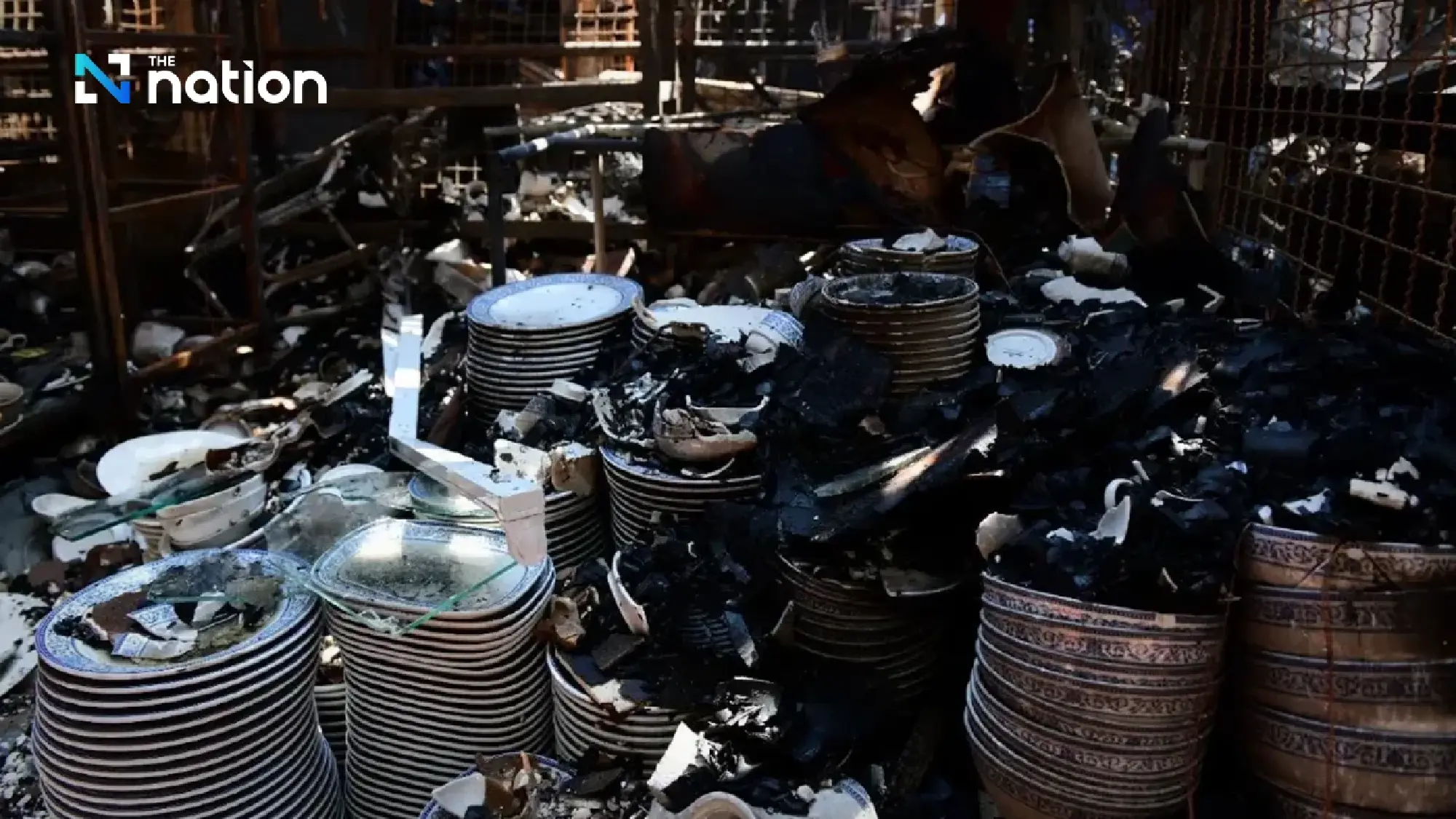 BMA declares fire-hit section of Chatuchak market a ‘danger zone’