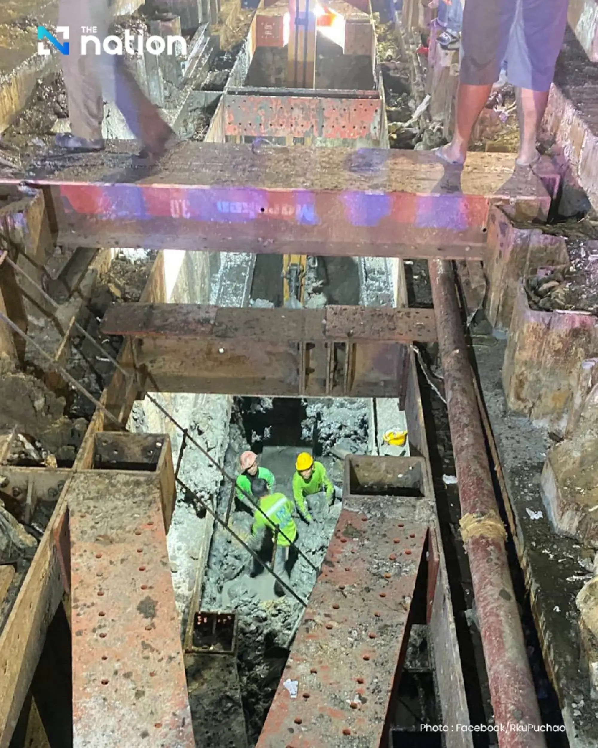 Soil collapse kills Myanmar worker at Bang Na cable tunnel