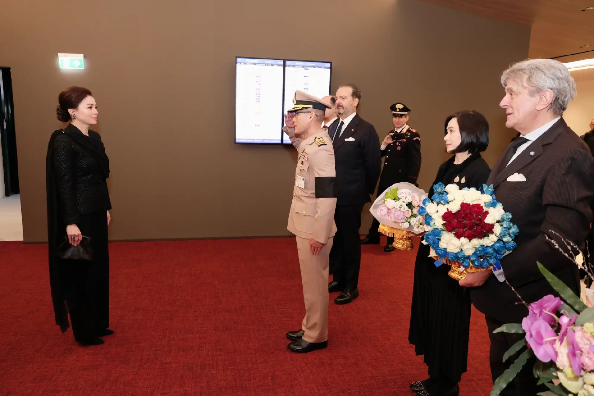 Her Majesty The Queen Arrives in Italy for 2026 Winter Olympics Ice Hockey Medal Matches