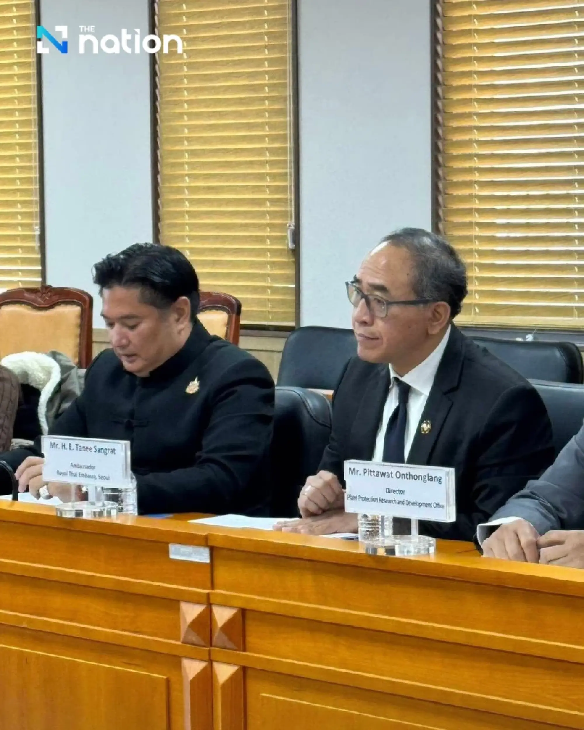 Agriculture Department and Thai Ambassador push for Thai fruit exports to South Korea