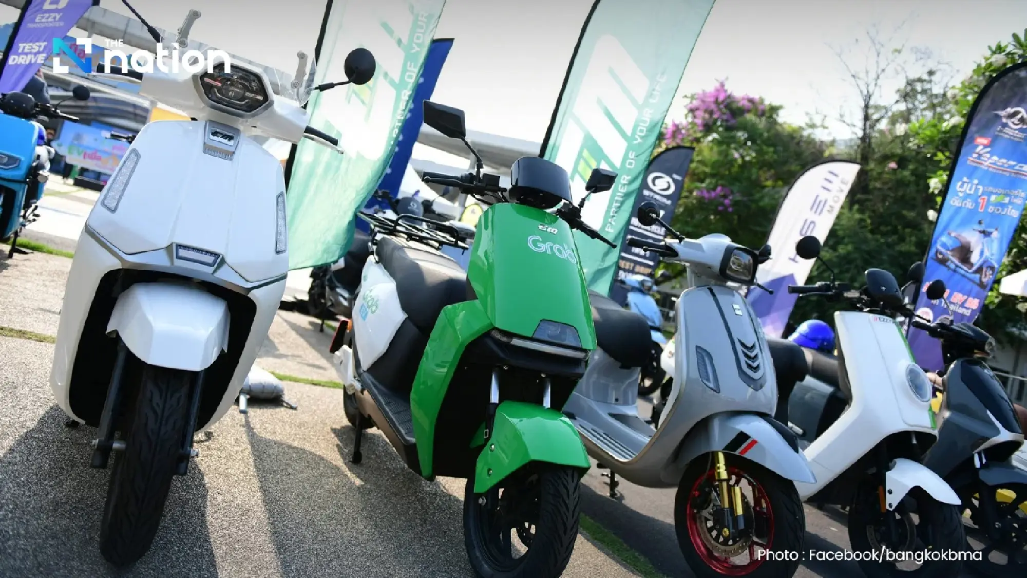 Bangkok launches EV push for motorcycle taxis to cut pollution, lower costs