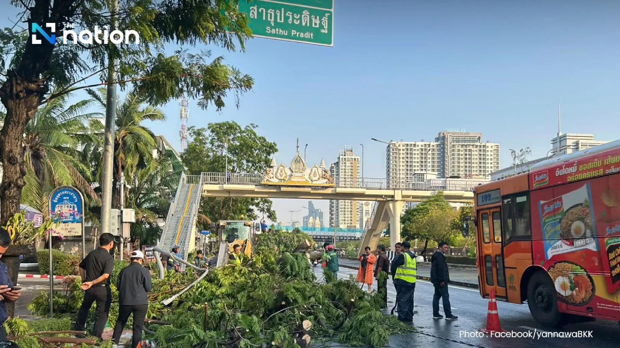 Summer storm lashes Bangkok as North, Northeast brace for hail