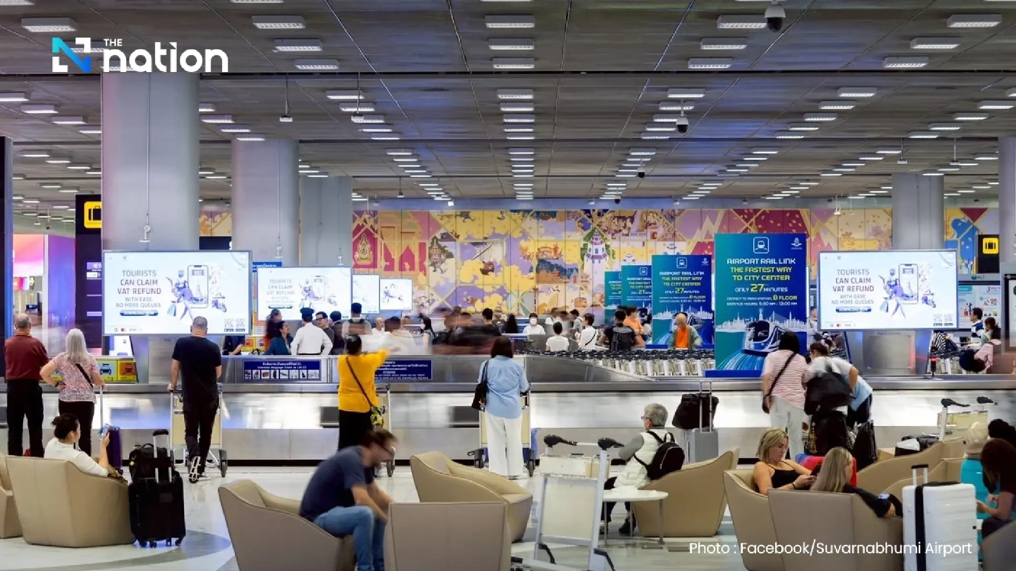 Foreign tourist arrivals in Thailand down in first two months of 2026