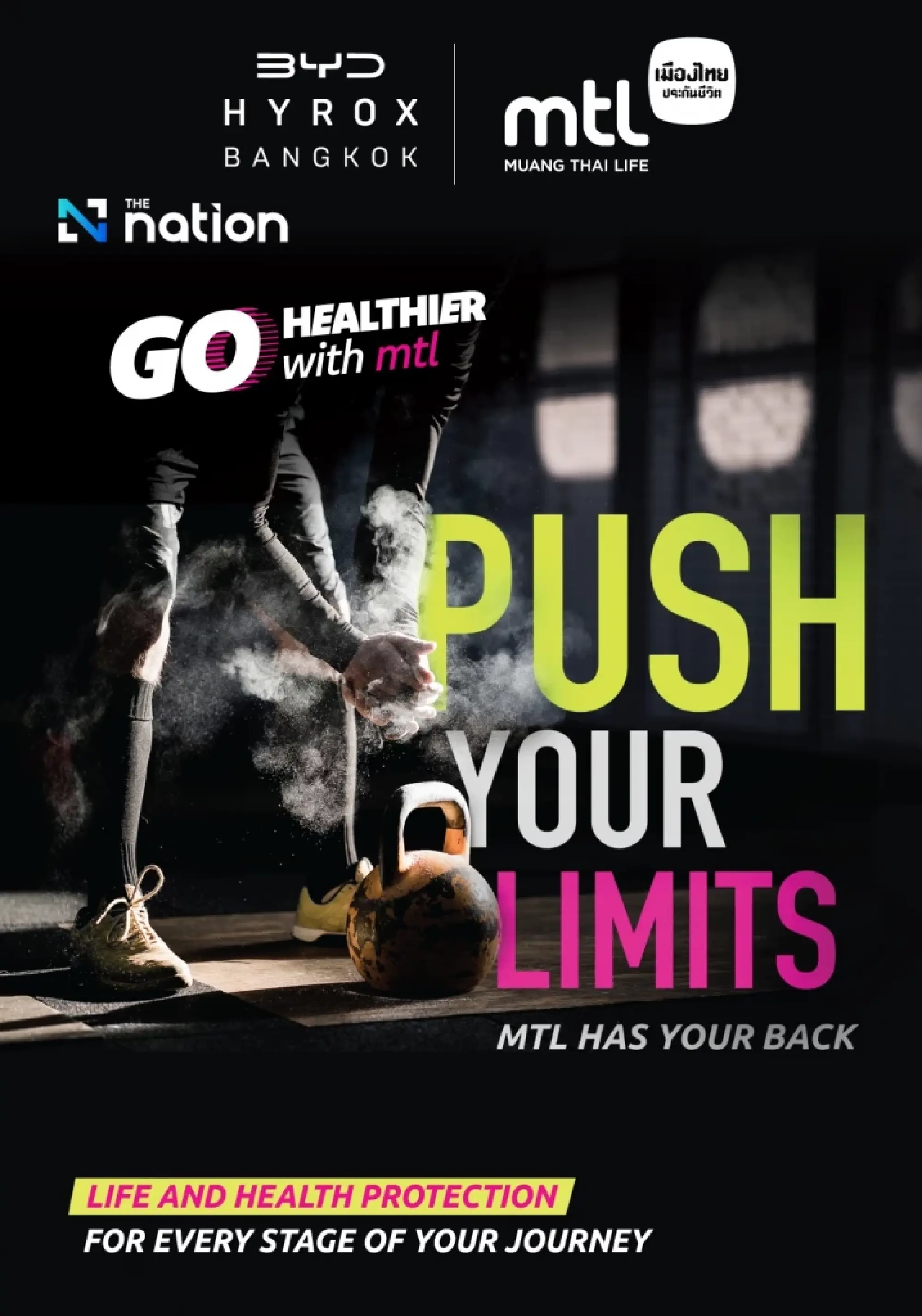 Muang Thai Life (MTL) Named Official Insurance Partner for BYD HYROX Bangkok, Promoting "Go Healthier with MTL" Concept