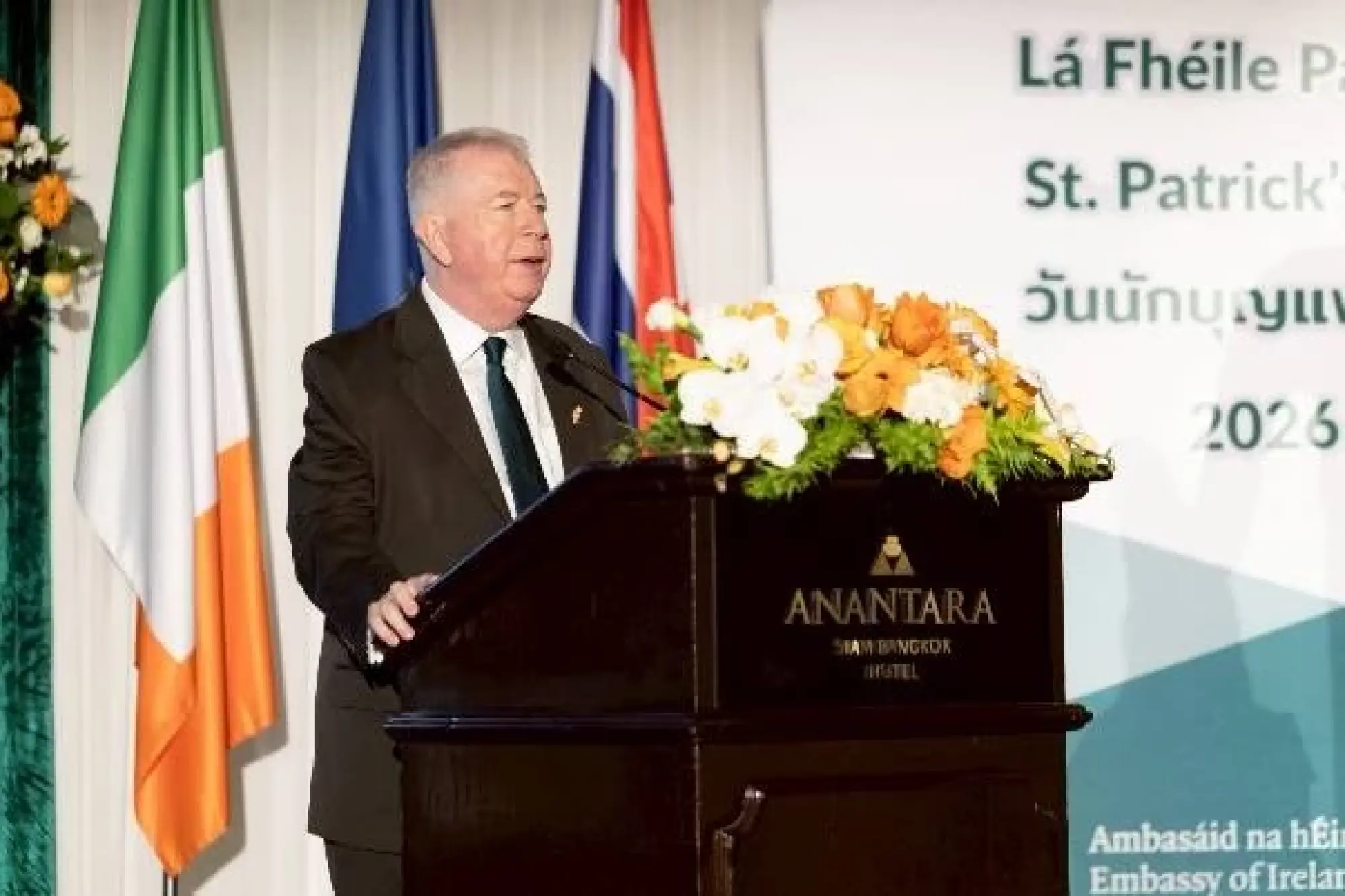 Ireland marks St Patrick’s Day in Bangkok as Minister Charlie McConalogue visits Thailand