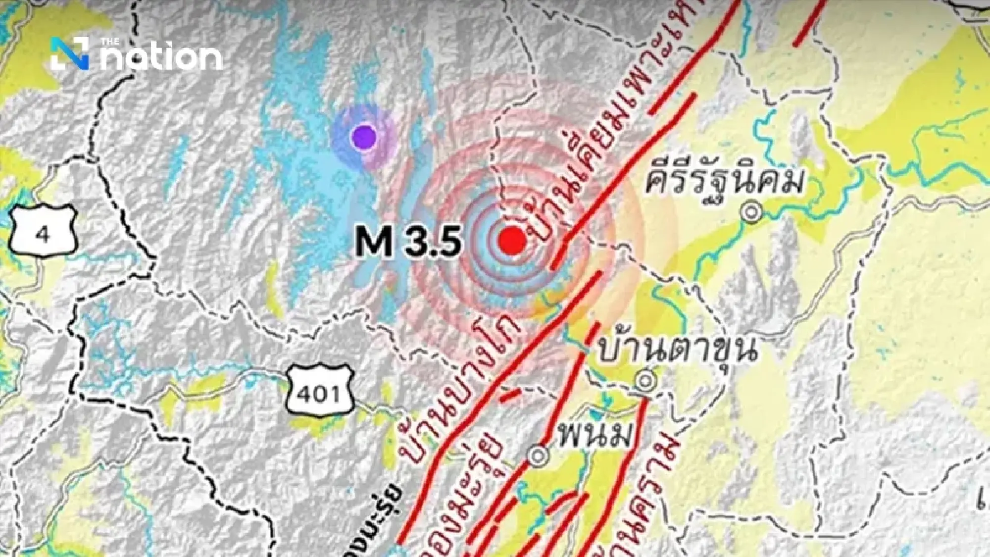 Surat Thani hit by 12 quakes as Khlong Marui fault stirs
