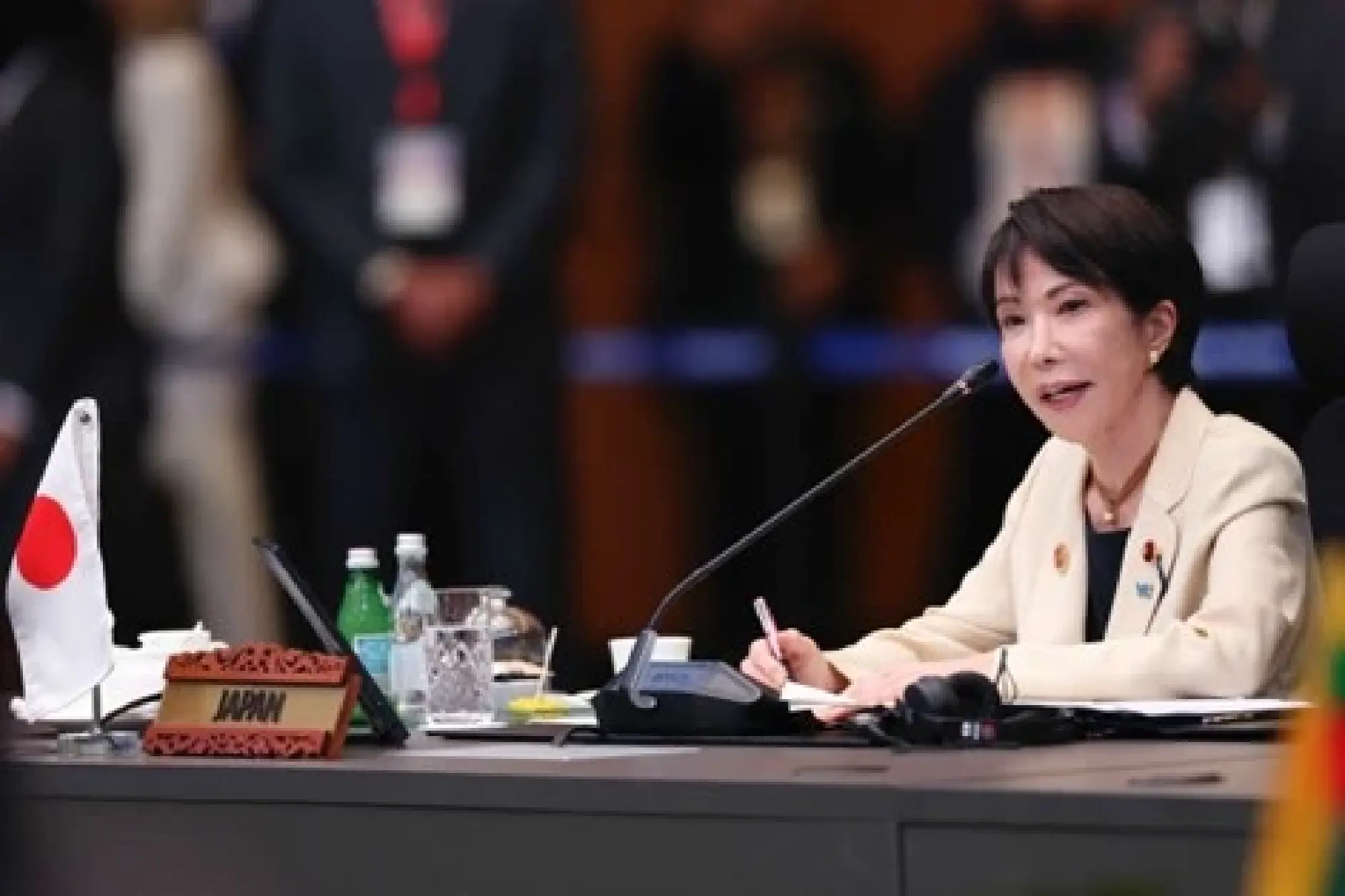 Japanese Prime Minister Sanae Takaichi. (c) AFP=Jiji Press 
