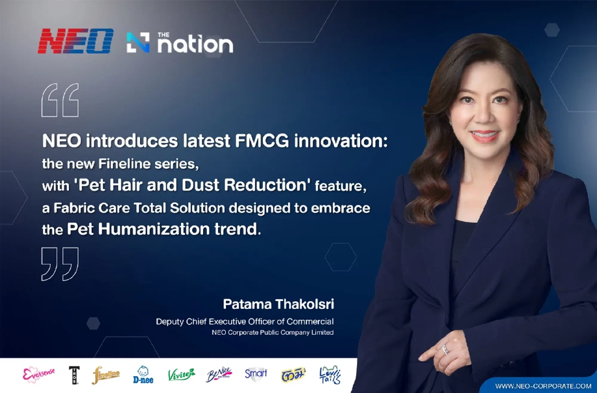 NEO Affirms Segment Creator Role, Innovating Fabric Care Total Solution Combating Pet Hair & Dust for Pet Humanization