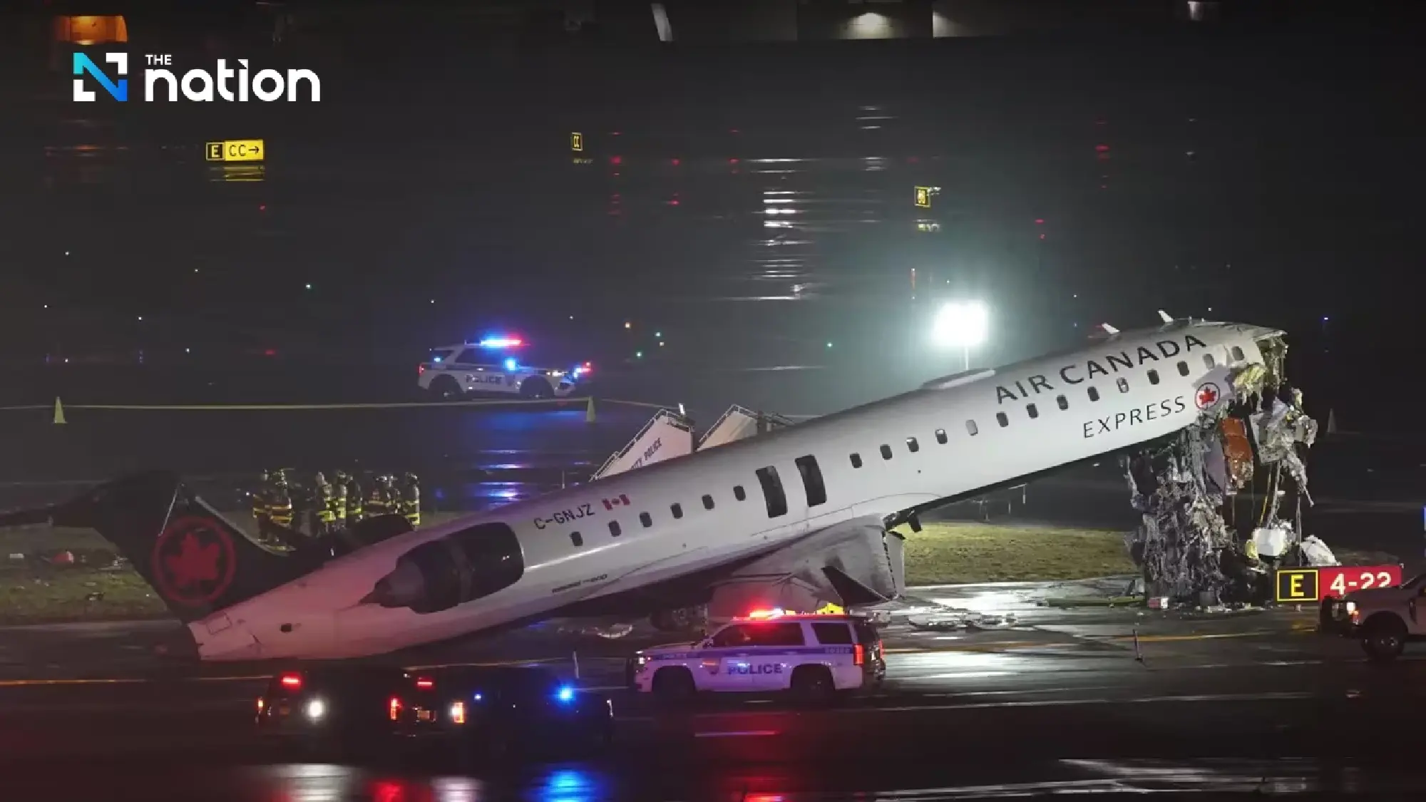 New York's LaGuardia closes after Air Canada jet hits airport vehicle