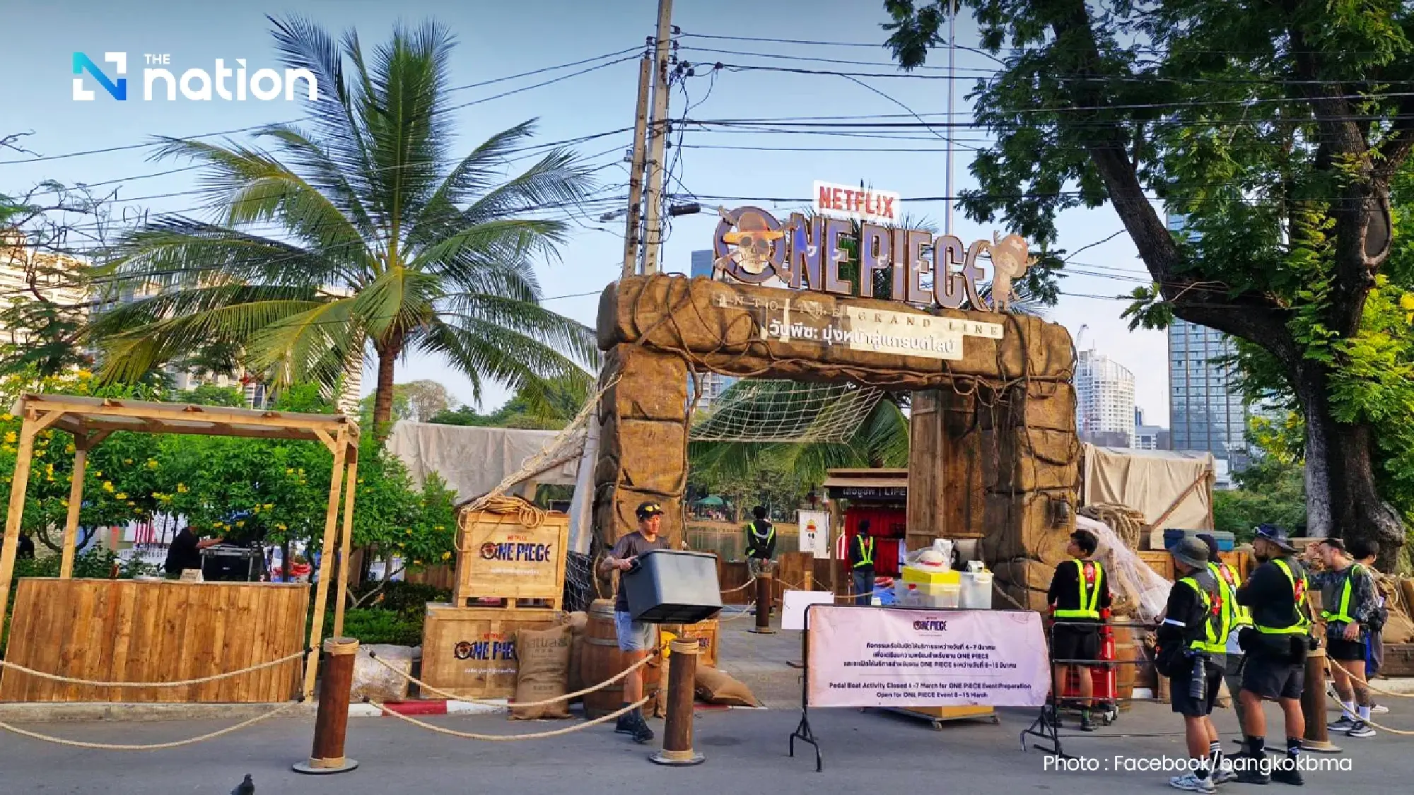 Lumpini Park turns into ONE PIECE world