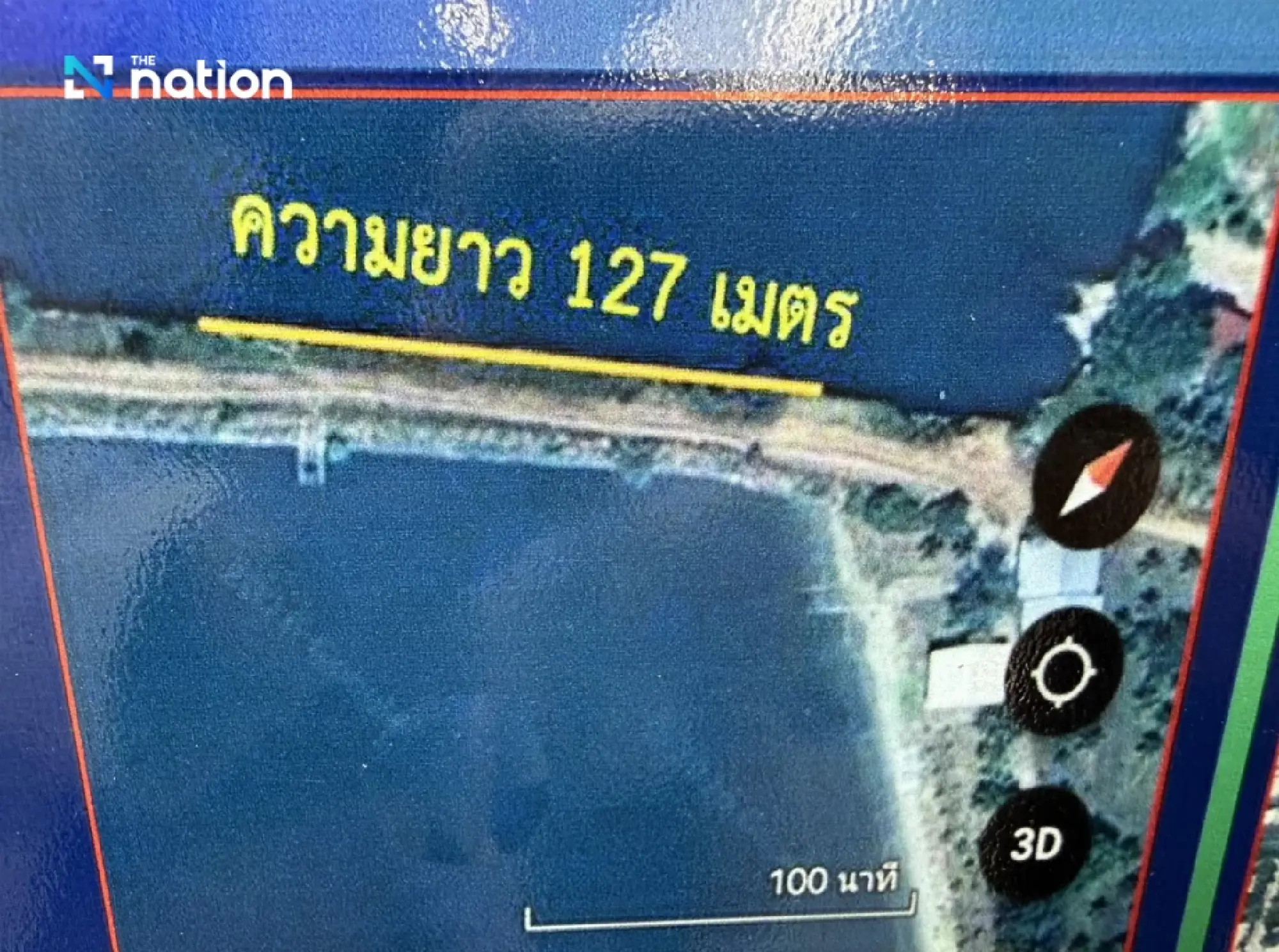 Thai Navy urges Cambodia to remove more of ‘silt-trap dam’ in Trat, citing 3,000 sq m of Thai land loss