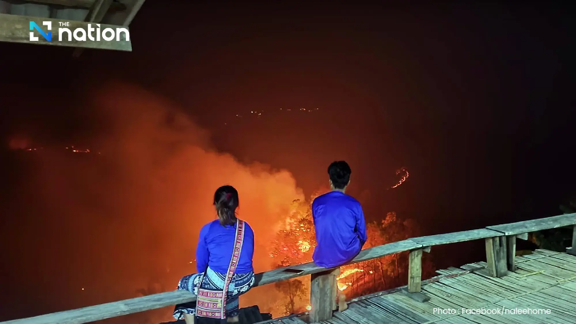 Chiang Mai tops global air pollution ranking as haze worsens and wildfire spreads in Mae Taeng