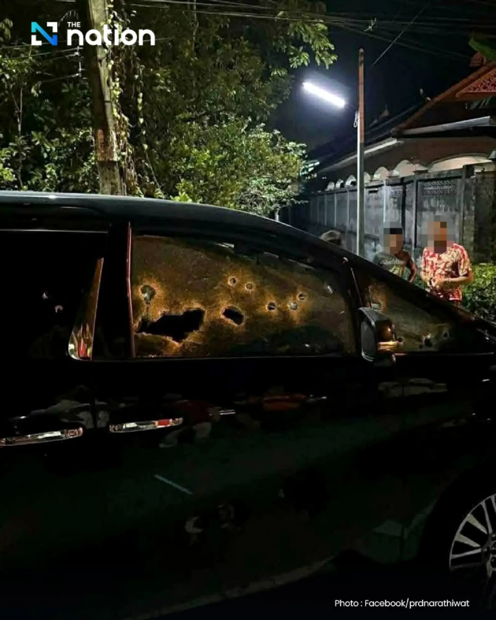 Narathiwat MP Kamonsak Leewamoh unharmed after gun attack on vehicle outside home