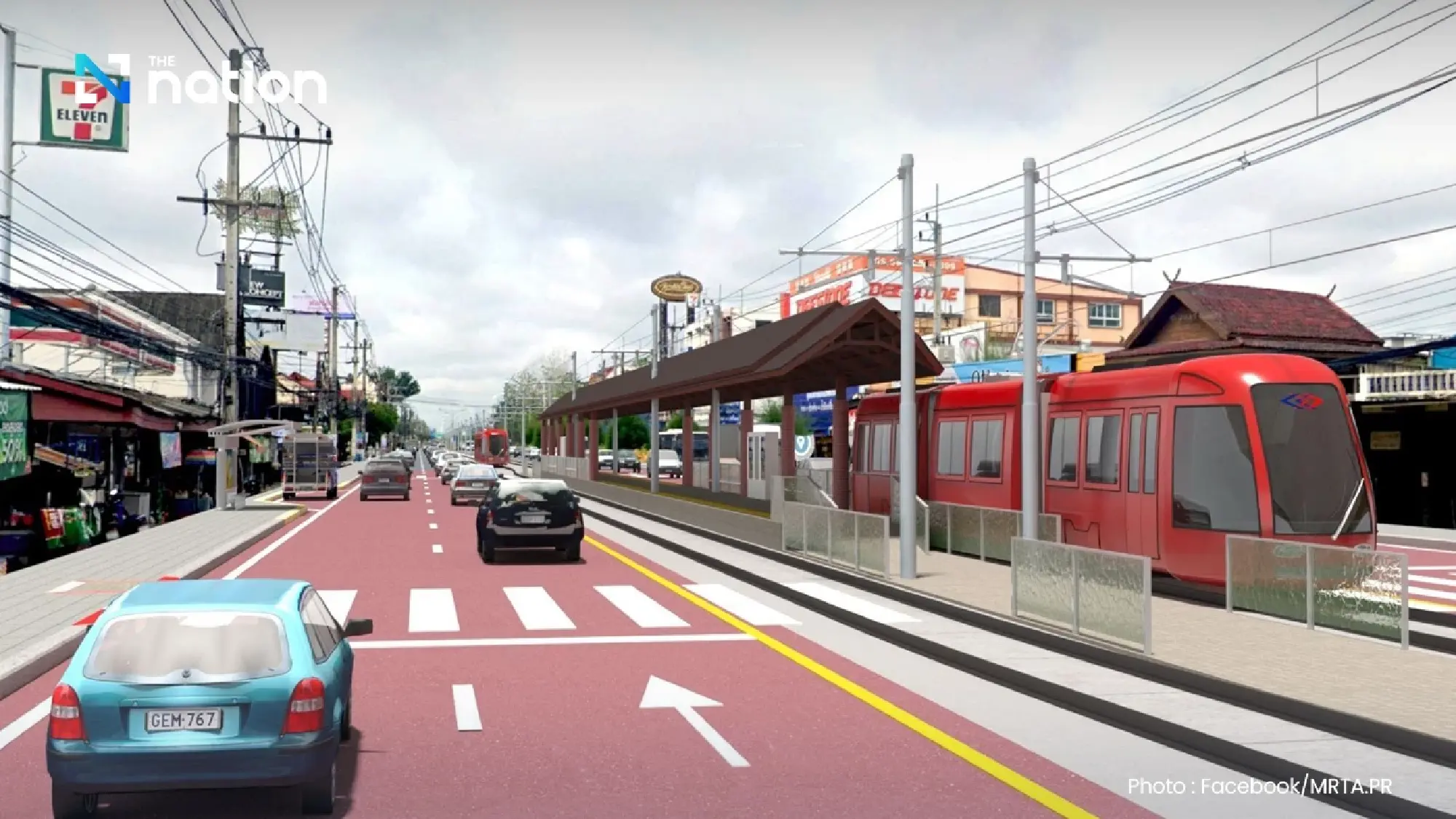 Chiang Mai’s Red Line tram aims to cut pollution and improve city transport