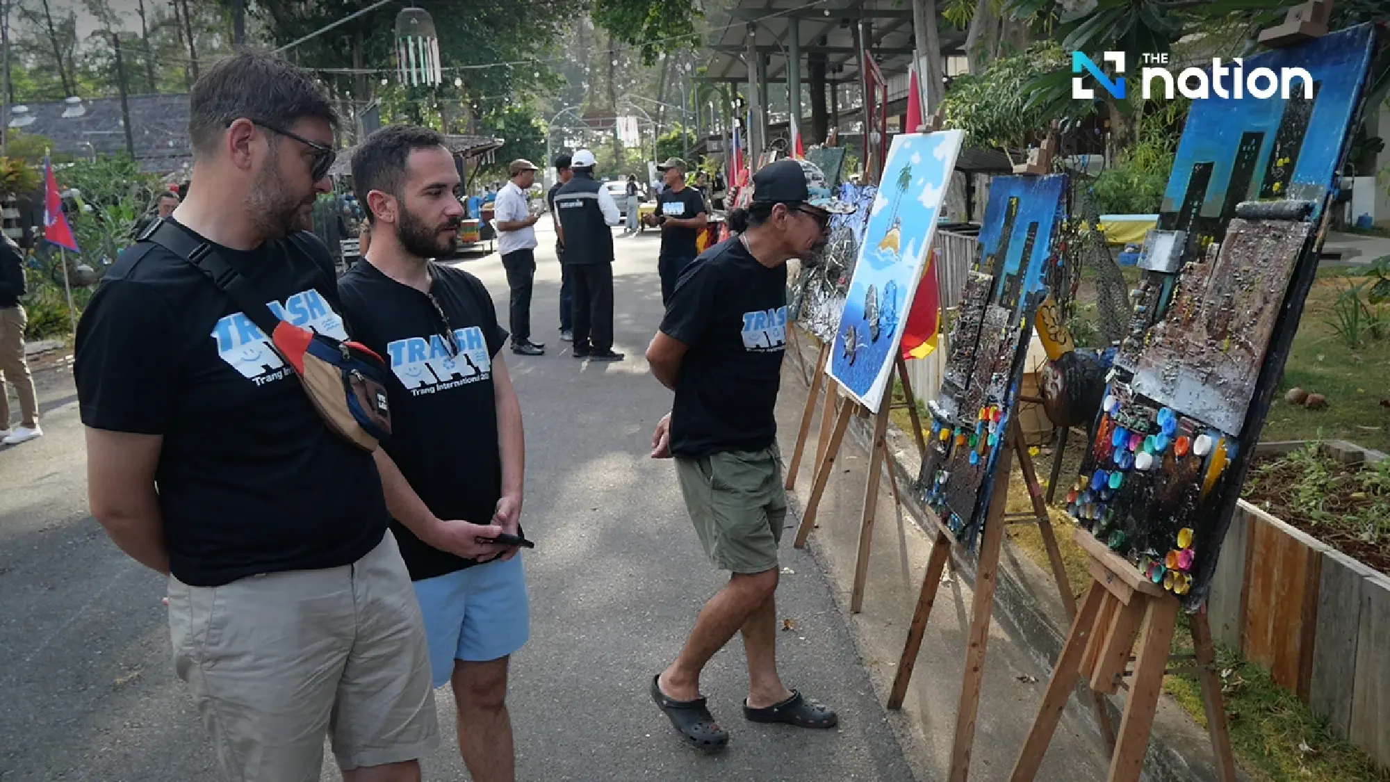 Trang turns marine waste into art as 24 countries join eco-awareness project