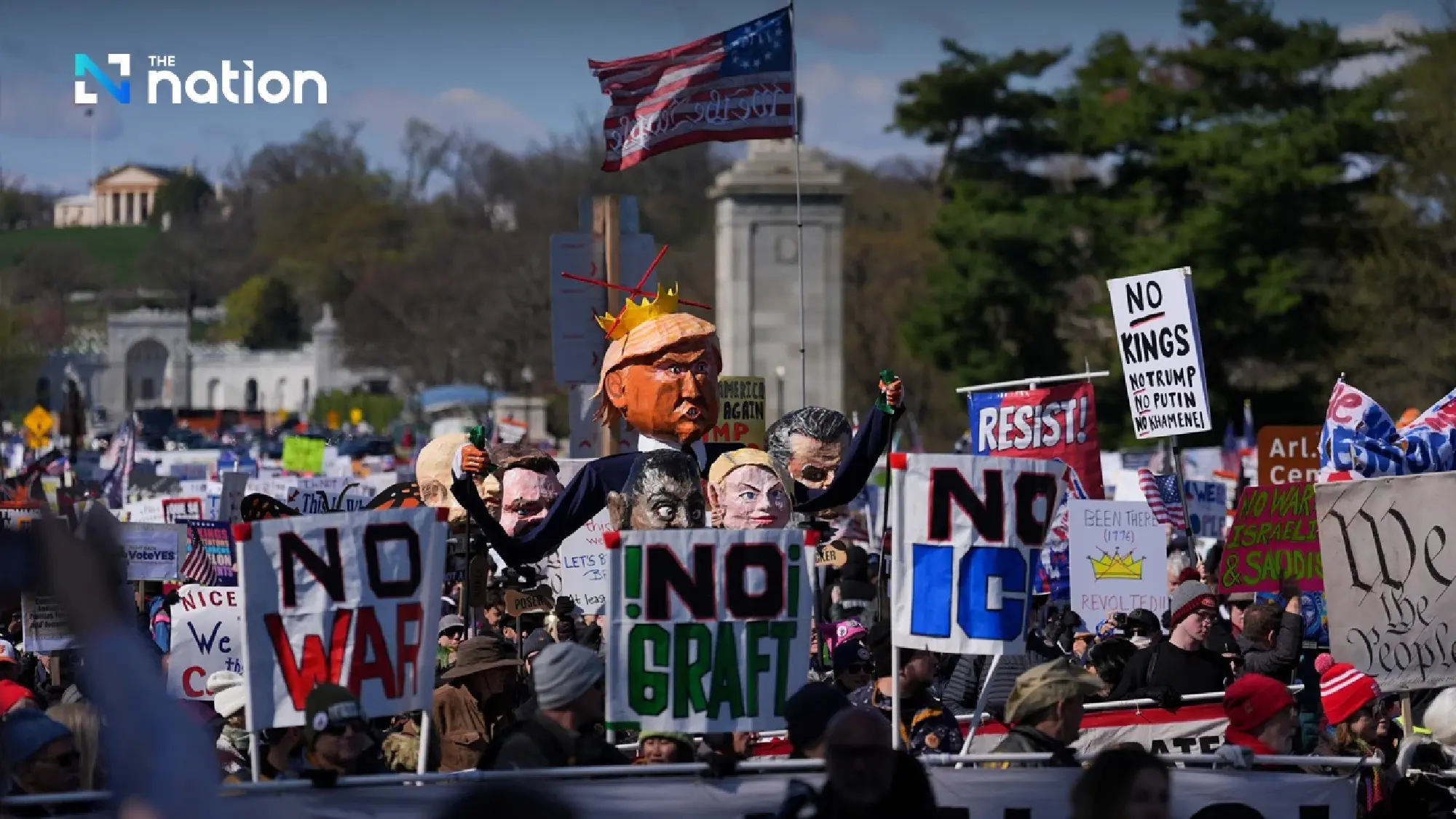 No Kings protests spread nationwide in third anti-Trump wave
