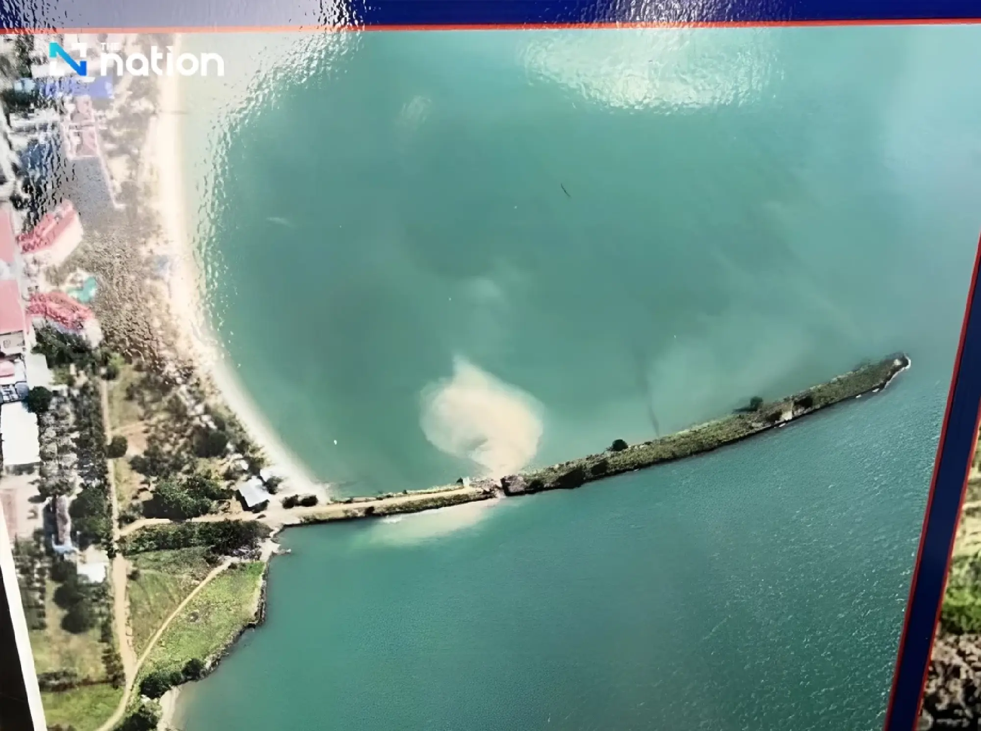 Thai Navy urges Cambodia to remove more of ‘silt-trap dam’ in Trat, citing 3,000 sq m of Thai land loss