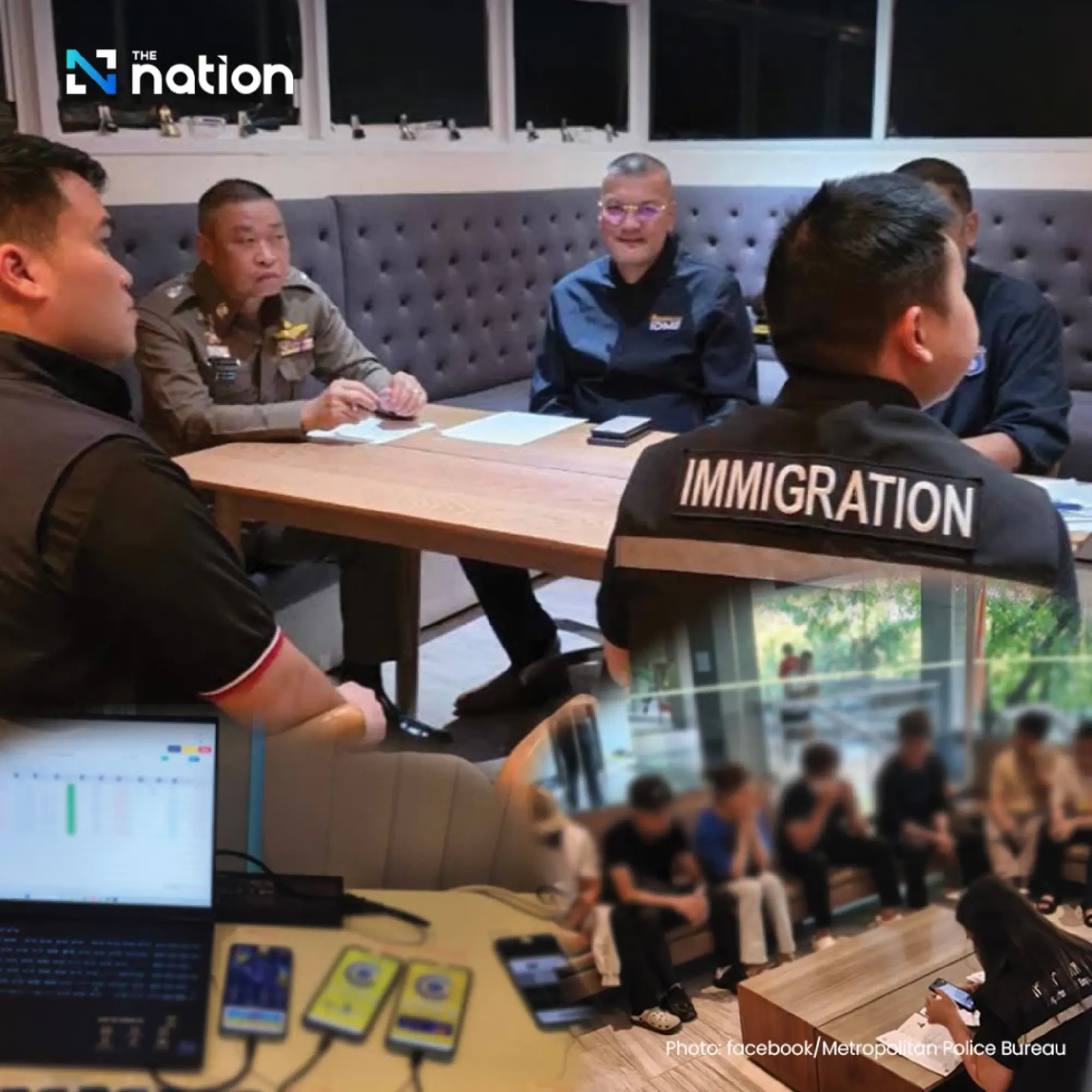 Bangkok police arrest 93 Vietnamese over online gambling network worth 100m baht a day