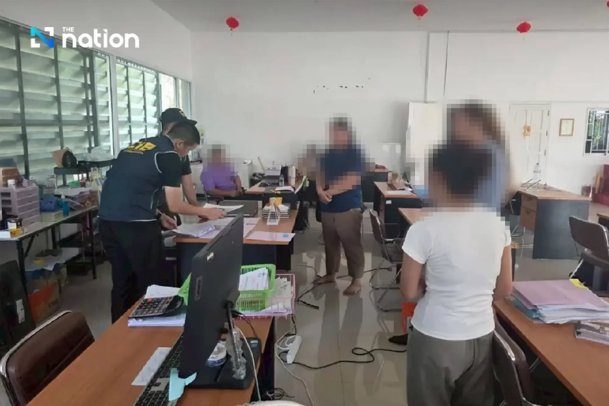 CIB, DBD bust alleged foreign front firm network in Ratchaburi