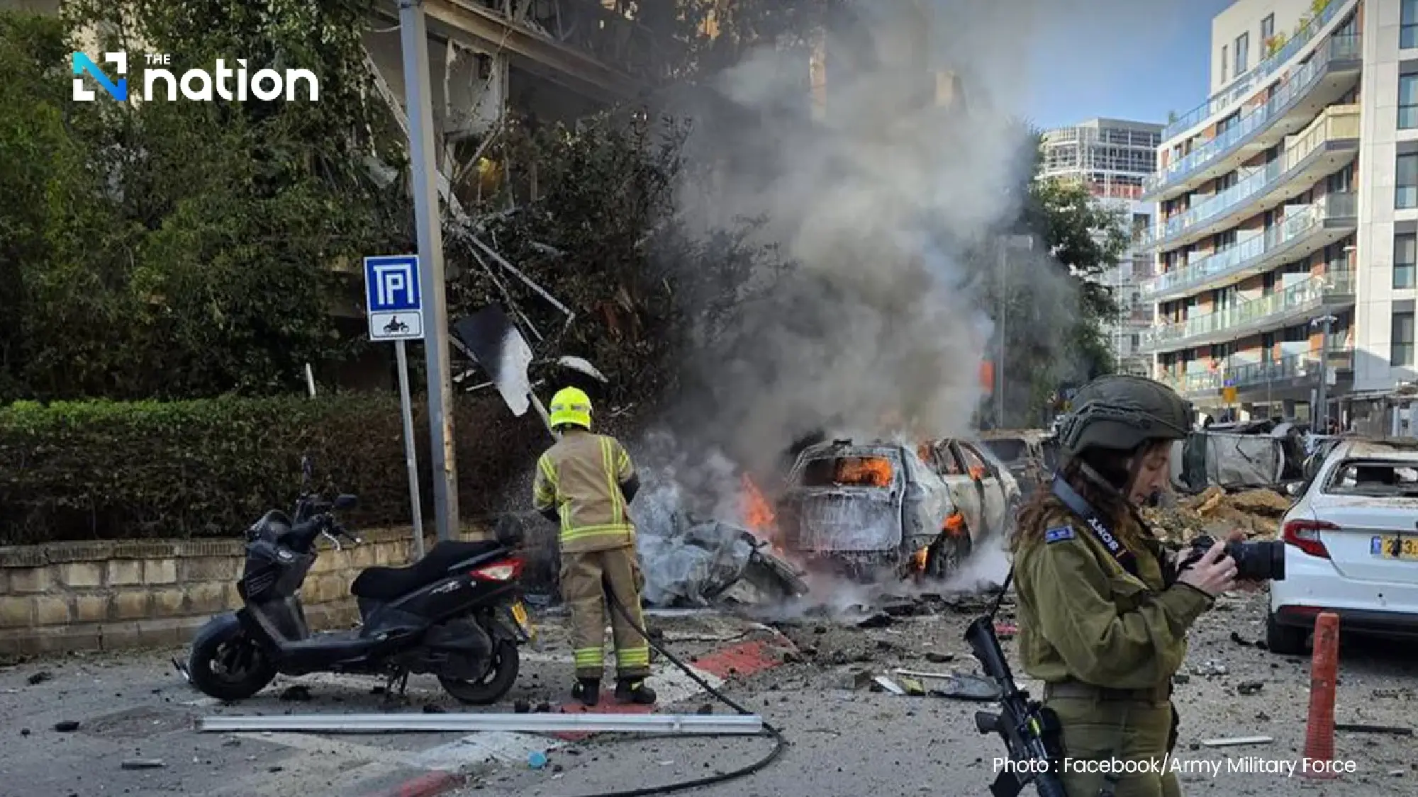 Iran launches fresh missile barrage on Israel, rejects Trump talks