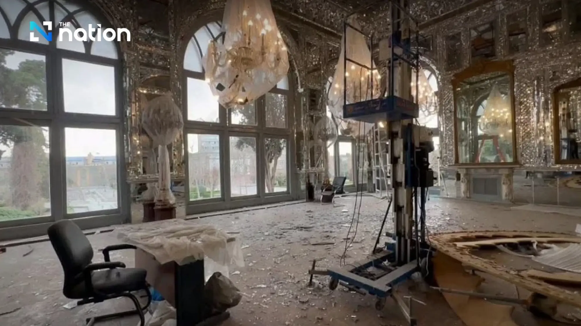 Golestan Palace damaged by shockwaves after Tehran strike, Iranian media and UNESCO say