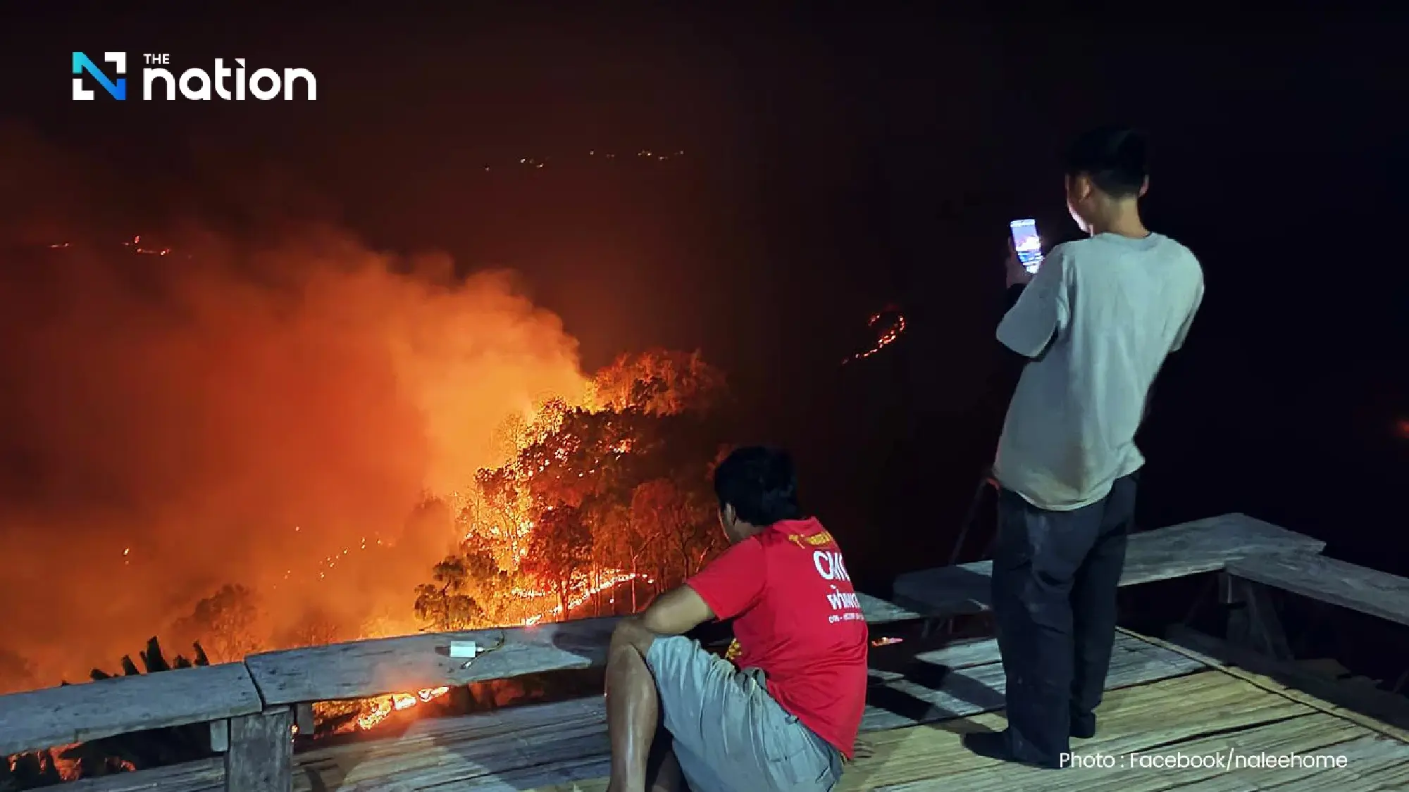 Chiang Mai tops global air pollution ranking as haze worsens and wildfire spreads in Mae Taeng