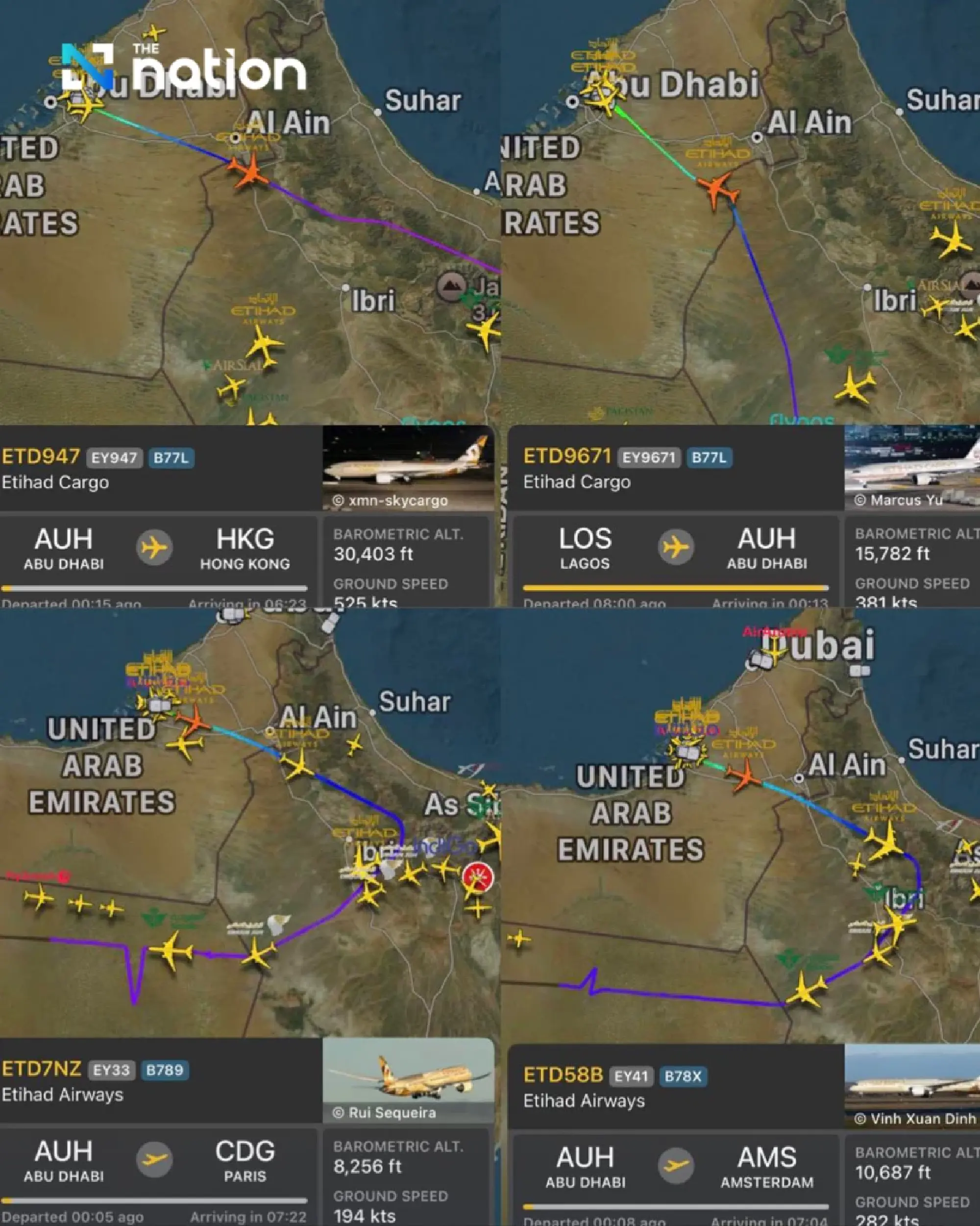 Middle East skies reopen as Etihad, Emirates resume limited flights