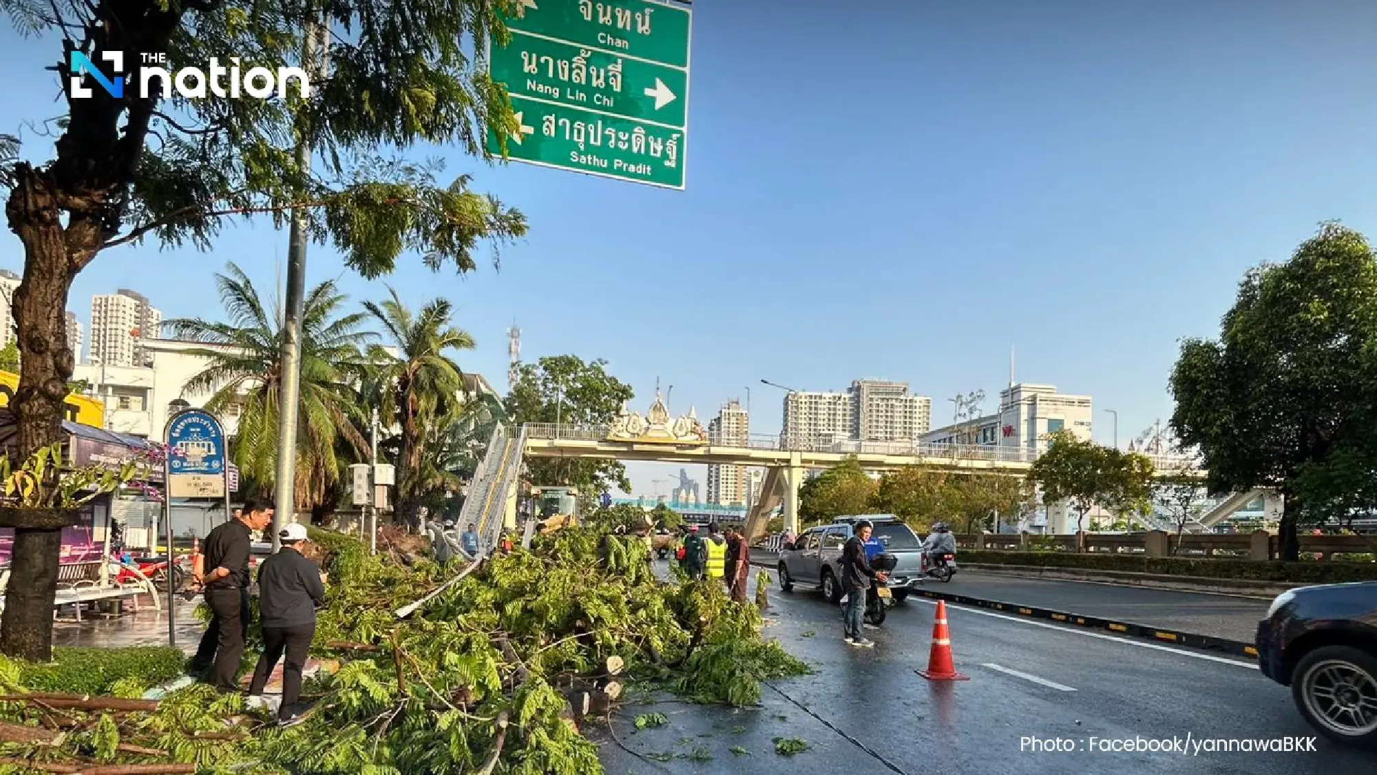 Summer storm lashes Bangkok as North, Northeast brace for hail
