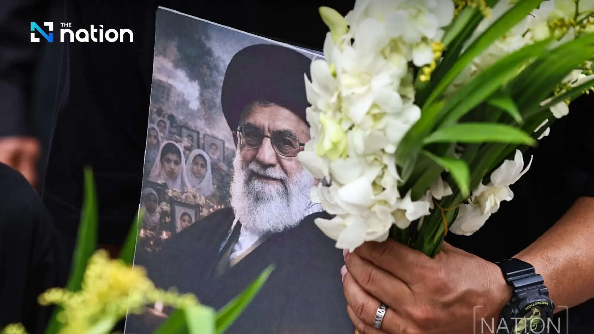Thai Shiites mourn Khamenei outside Iranian Embassy, urge Bangkok to stay neutral