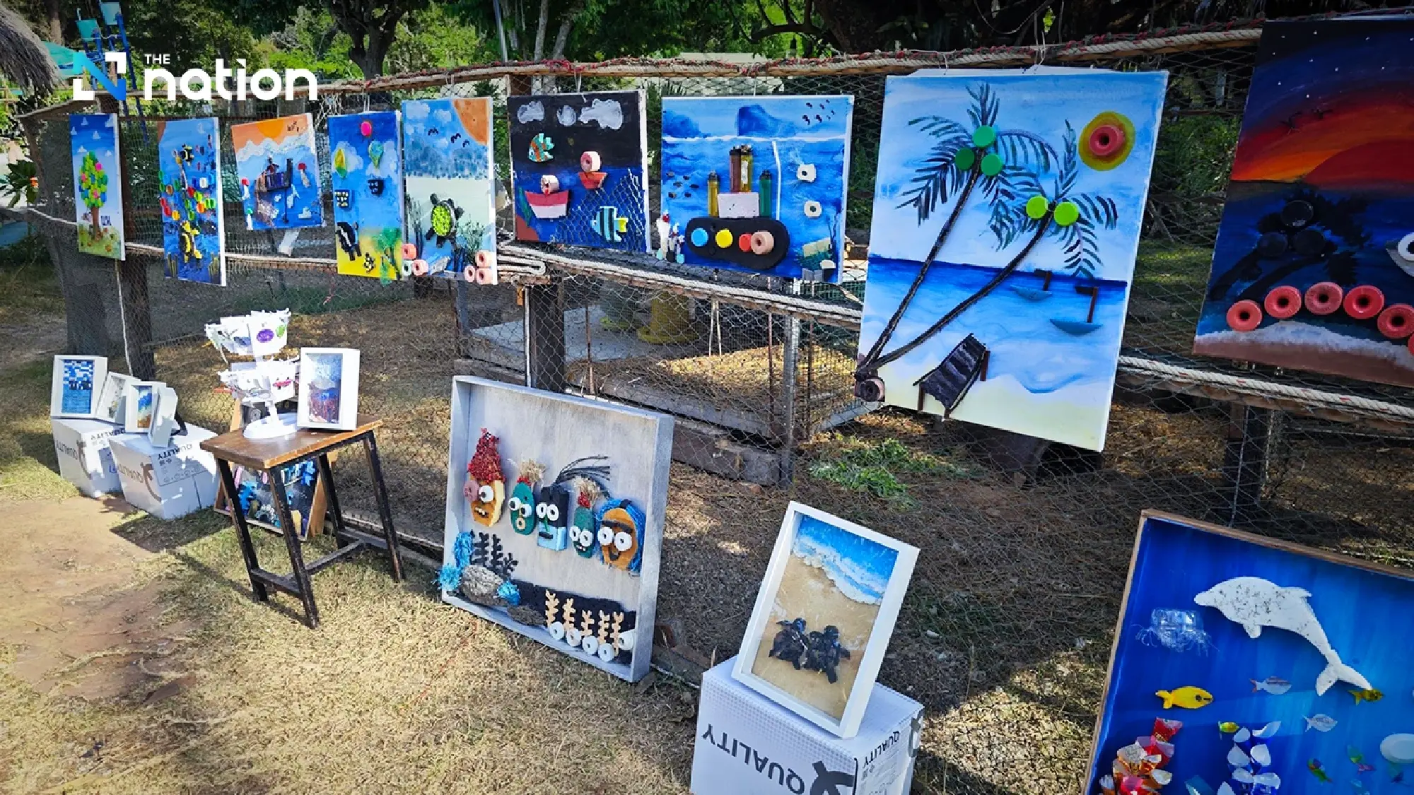 Trang turns marine waste into art as 24 countries join eco-awareness project