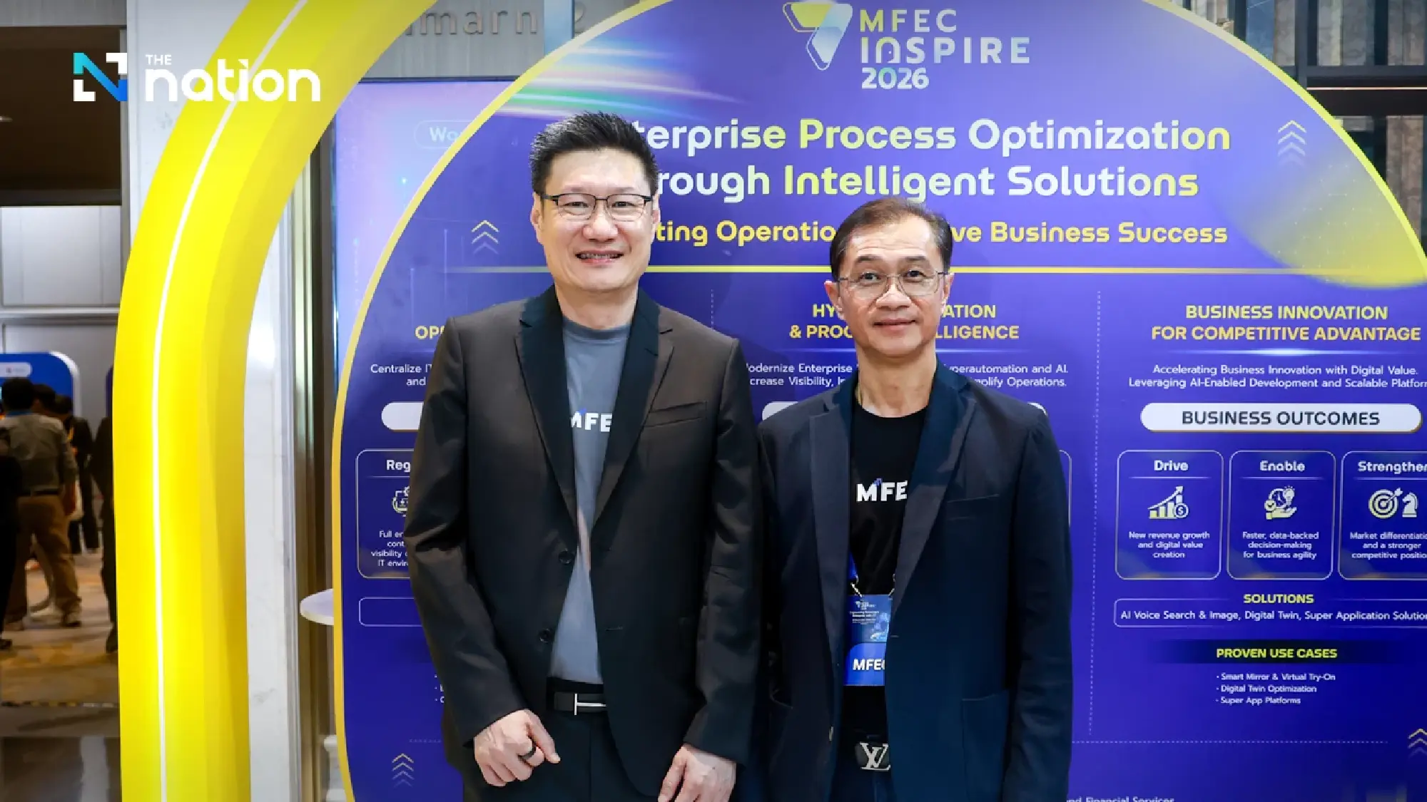 Siriwat Vongjarukorn and Thanakorn Charlee, Chief Executive Officer and Chief Operating Officer of MFEC