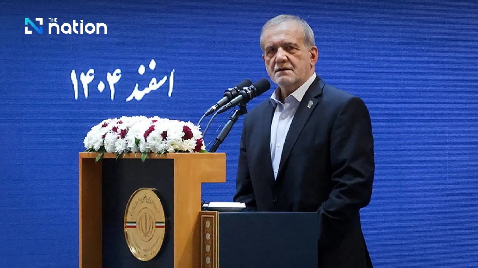 Pezeshkian says Iran wants reparations and guarantees to end war