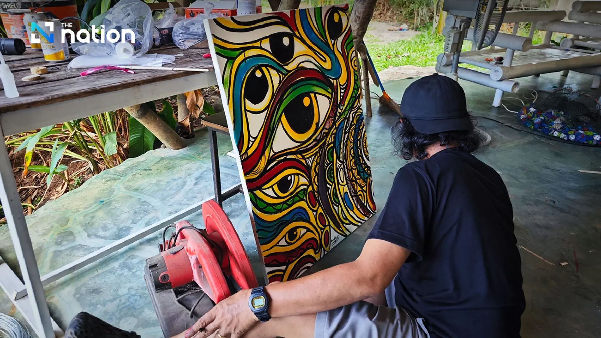 Trang turns marine waste into art as 24 countries join eco-awareness project