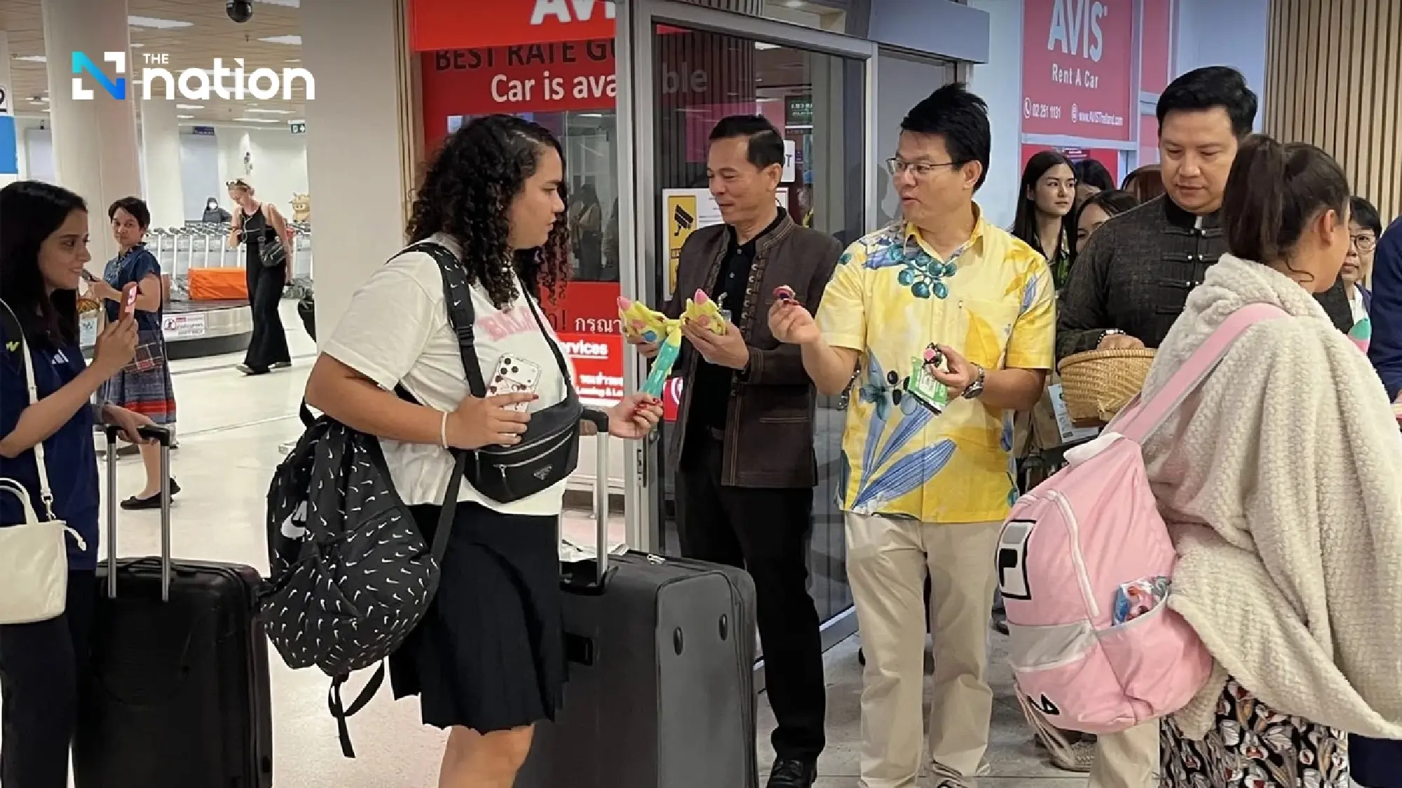 Chiang Mai Airport brings Songkran atmosphere to arriving travellers