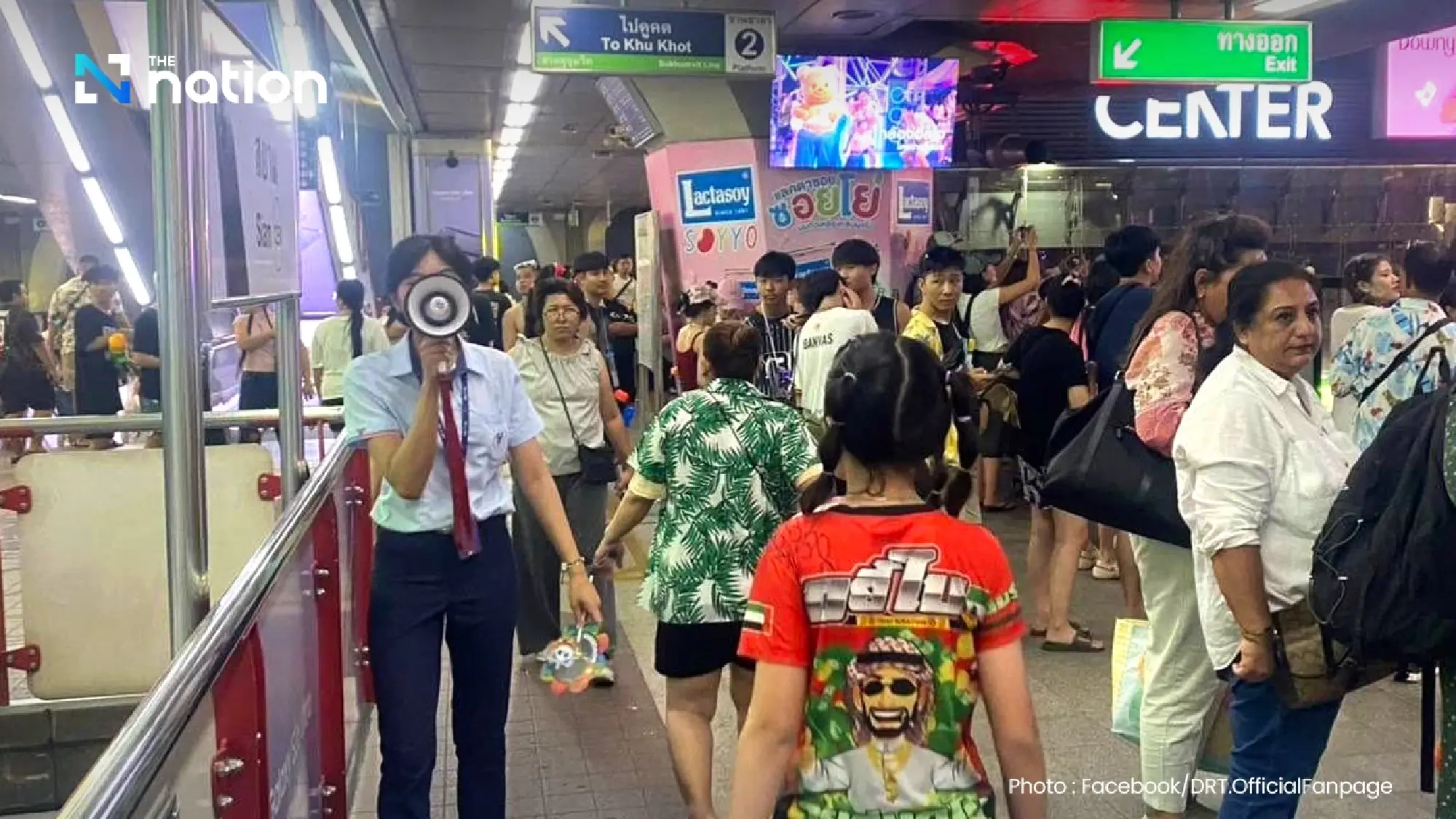 Songkran crowds push Bangkok rail use up 11% as Silom hits peak