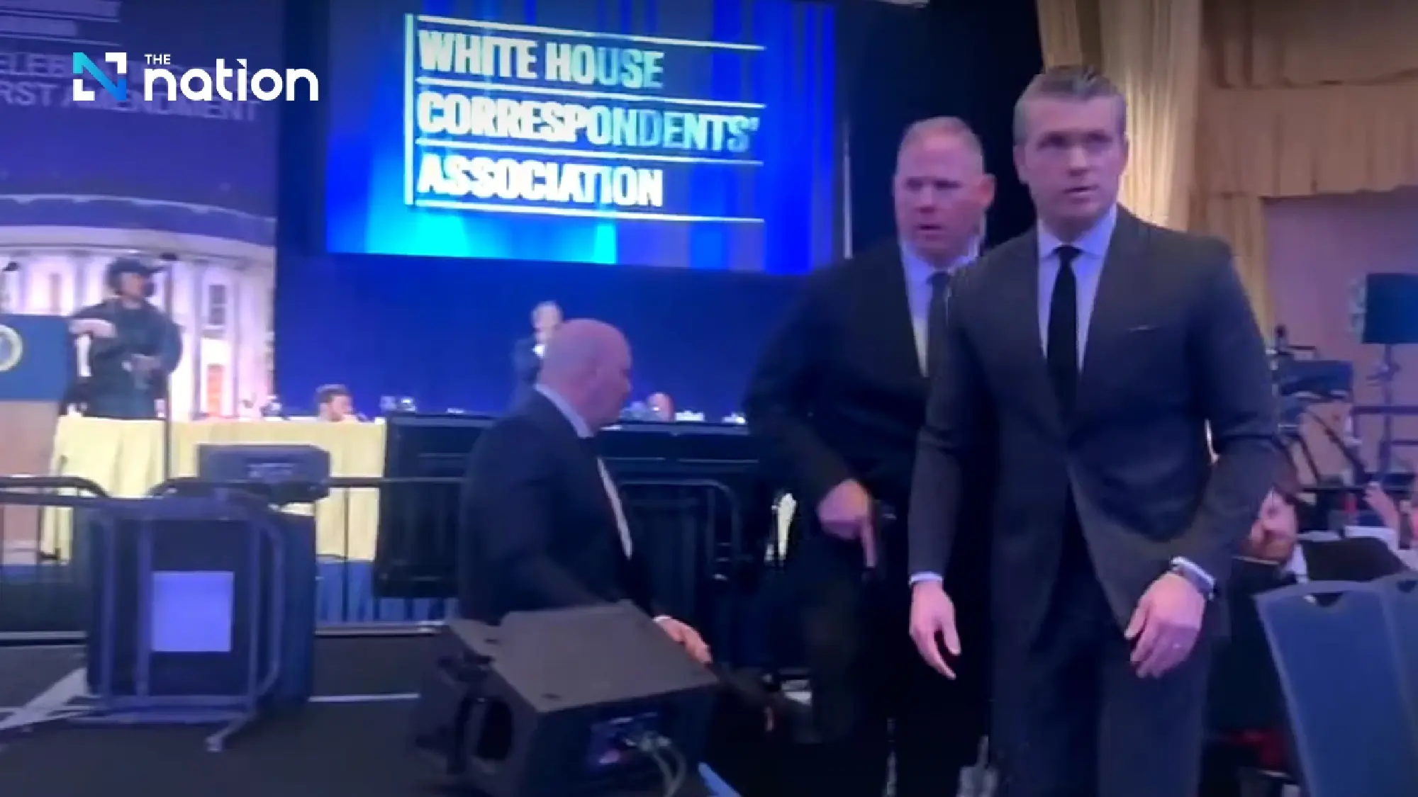 Trump posts WHCD footage of shooting suspect fleeing before arrest
